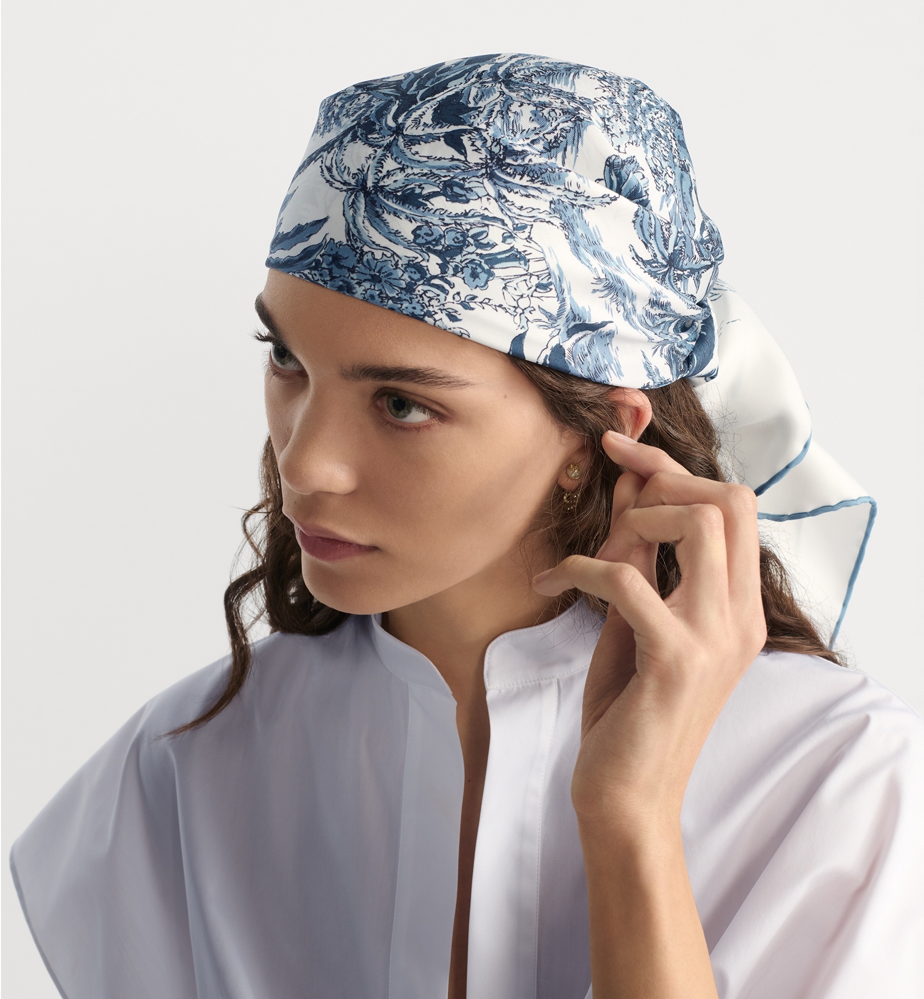 Dioriviera Toile de Jouy Palms 90 Square Scarf - 3