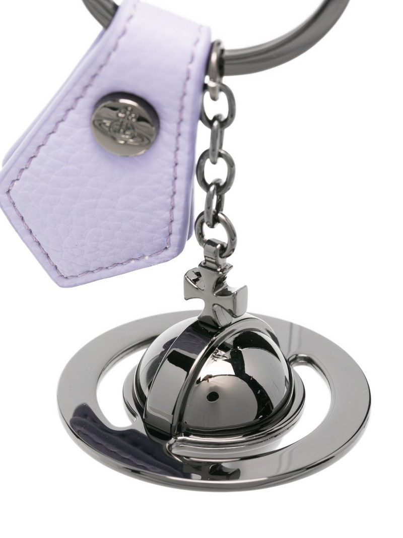 Vivienne Westwood 3D Orb lilac keyring outlook