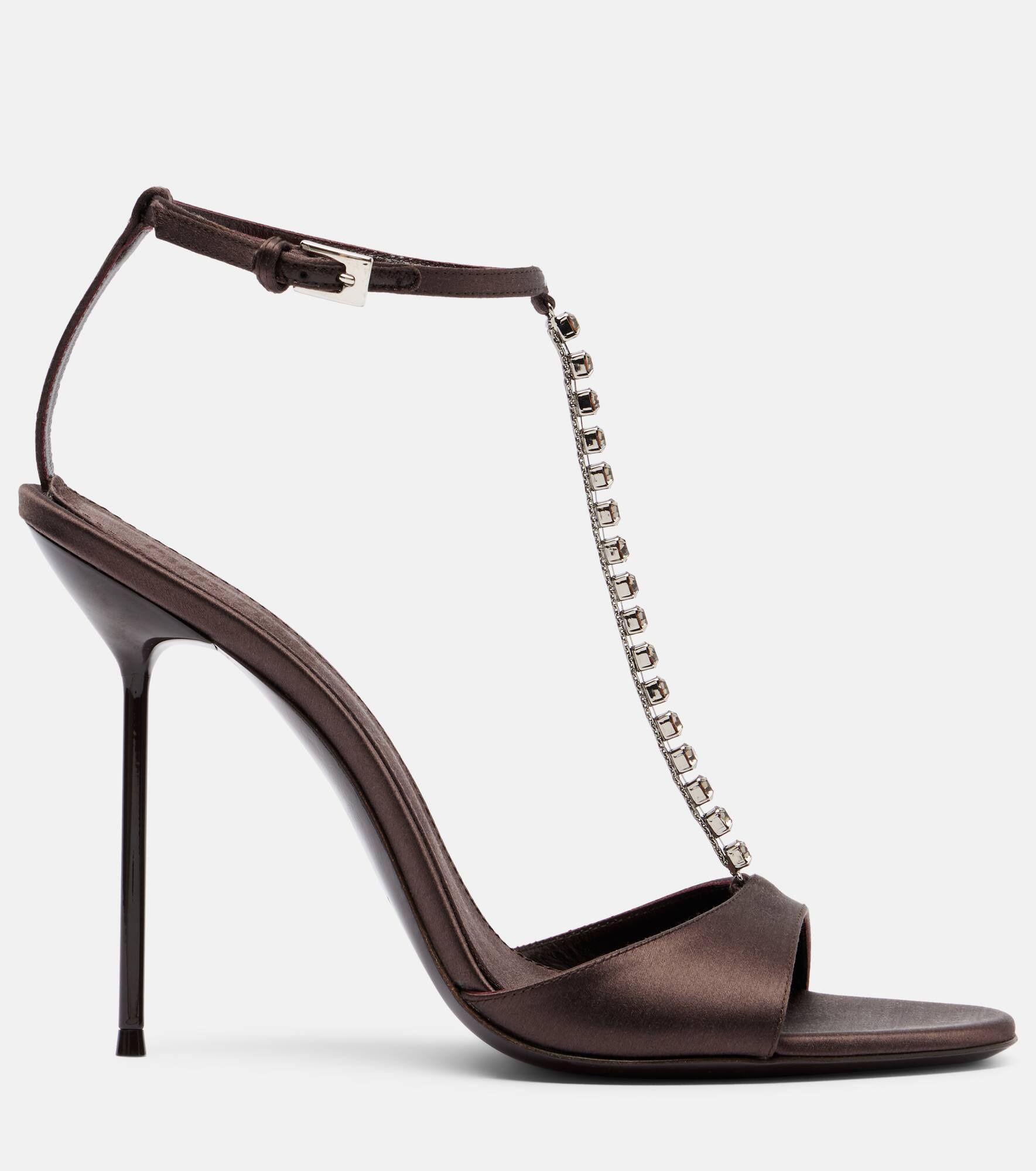 Lidia 105 embellished satin sandals - 4