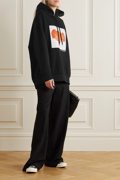 Stella McCartney + NET SUSTAIN printed organic cotton-jersey hoodie outlook