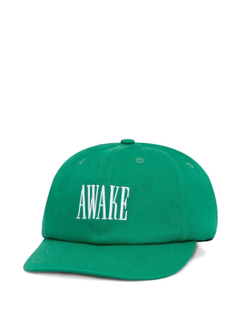 logo-embroidered cap 1