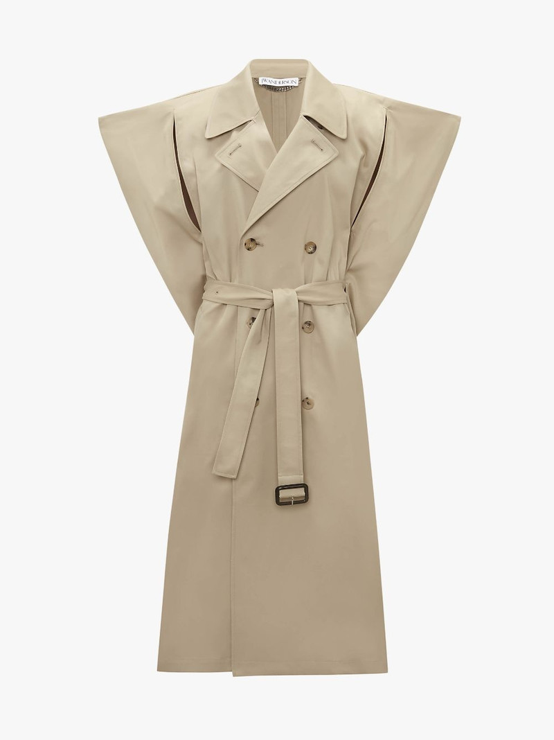 SLEEVELESS KITE TRENCH COAT 1