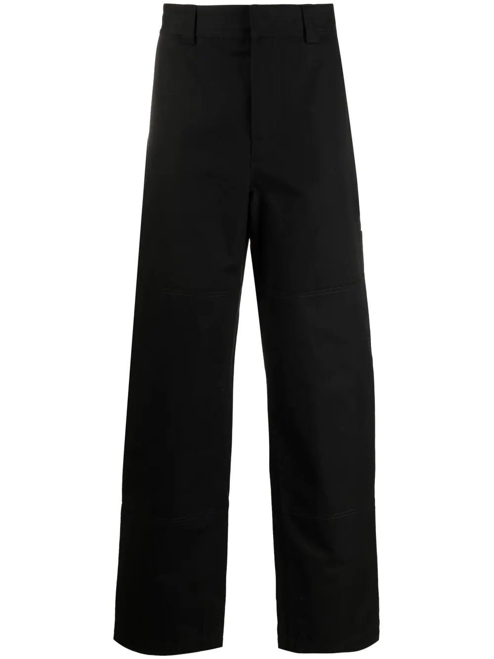 Diag Stripe straight-leg trousers - 1