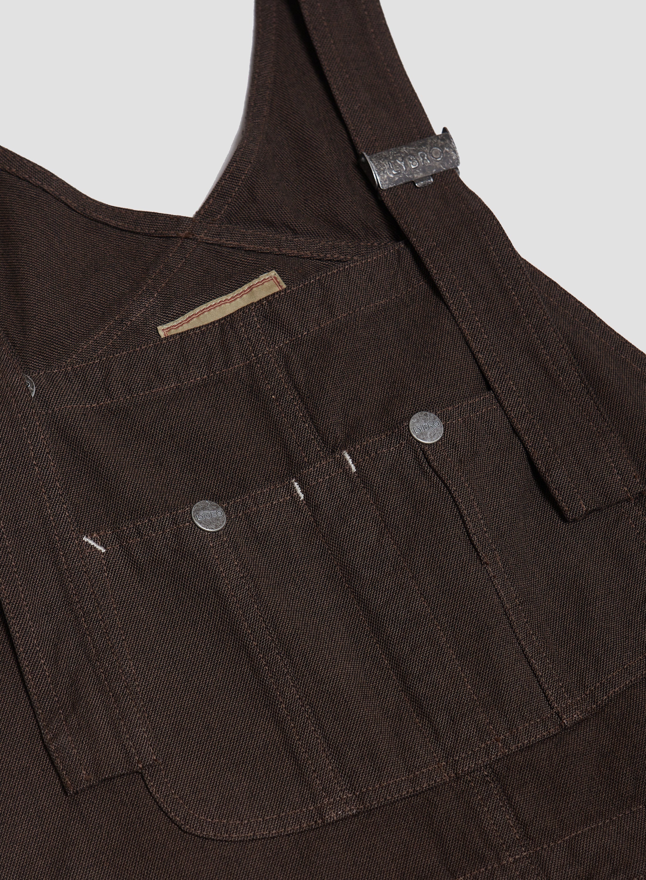 New Dungaree Broken Twill in Brown - 7