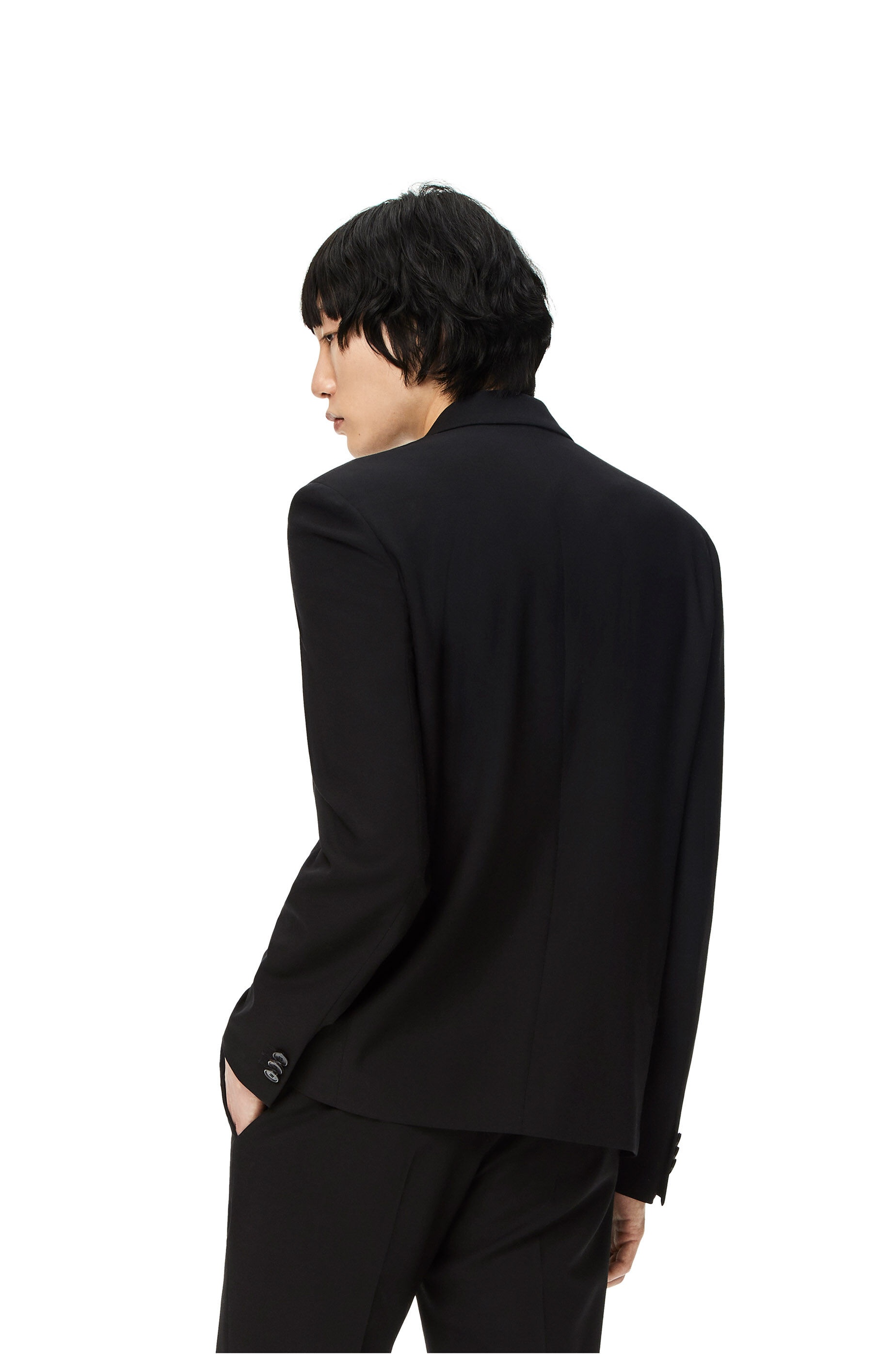 Single breasted jacket in wool - 4