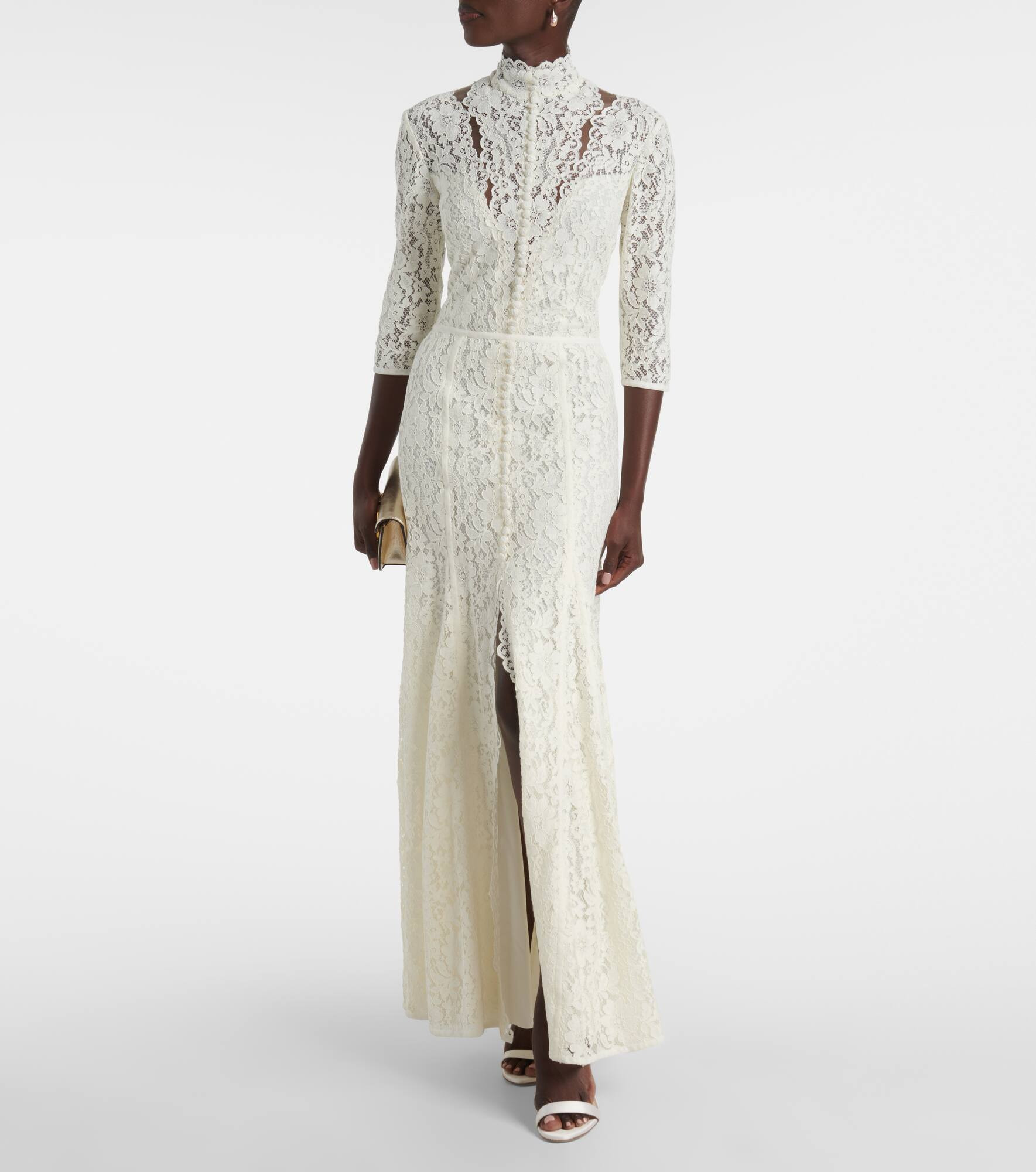 Lace gown - 2