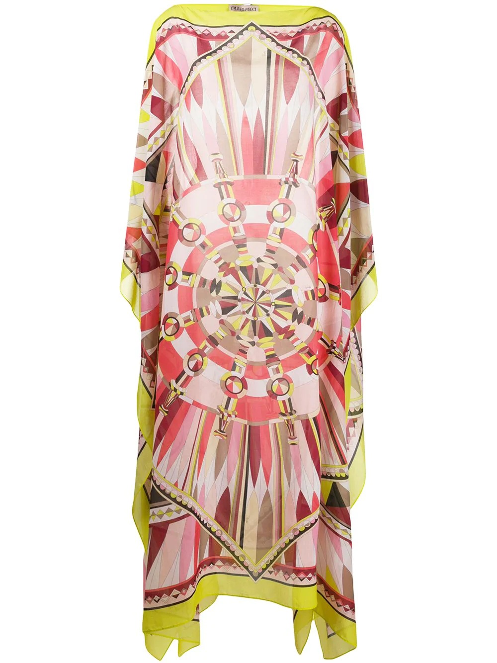 printed kaftan dress - 1