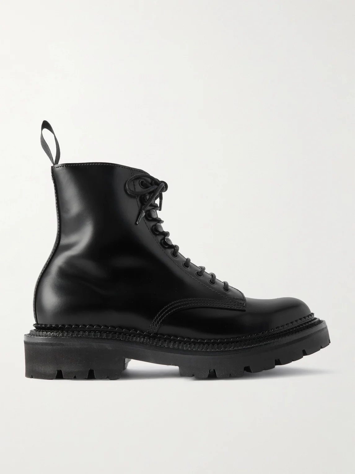 Jude Glossed-Leather Boots - 1