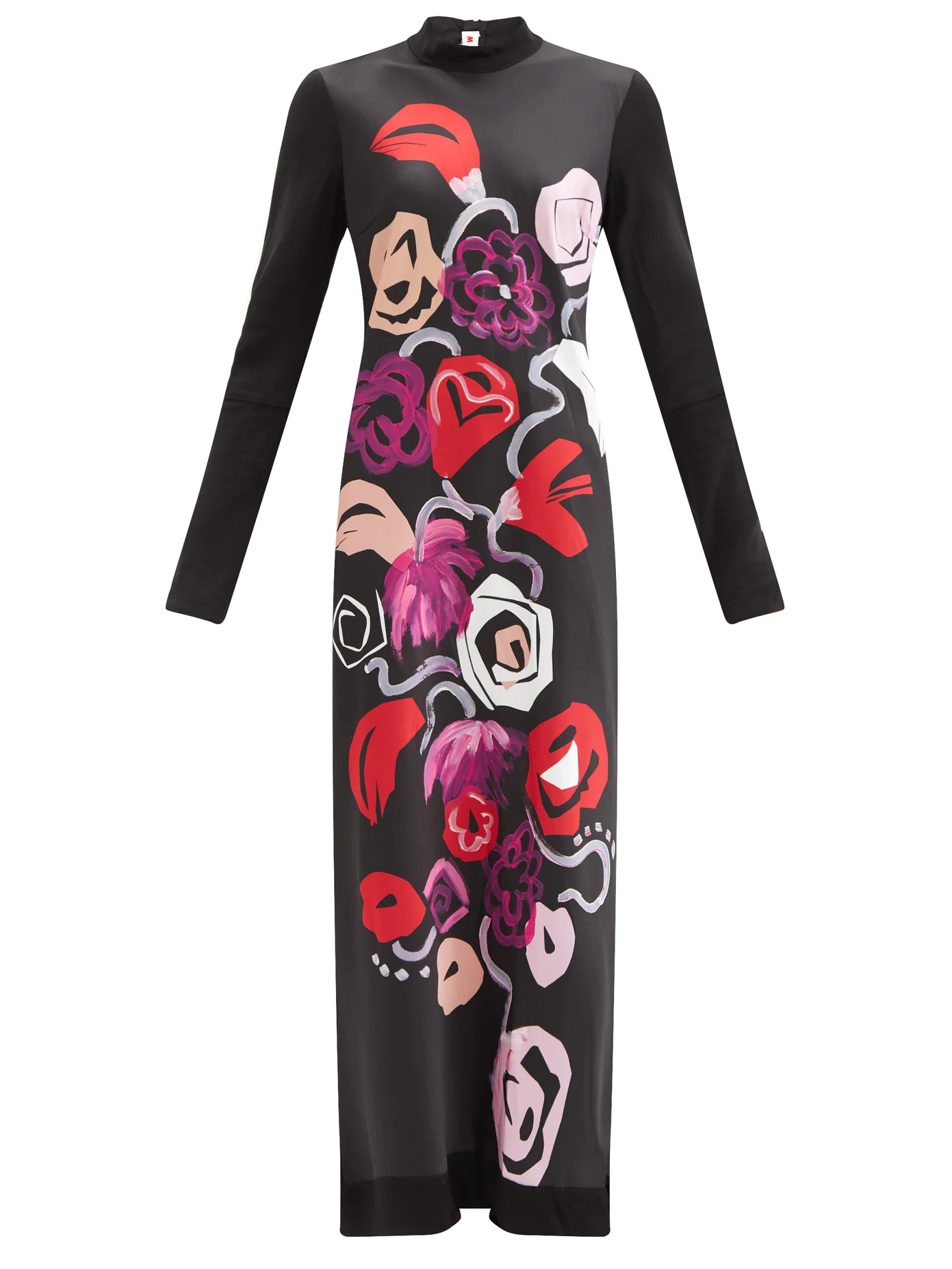 Floral-print technical jersey maxi dress - 1