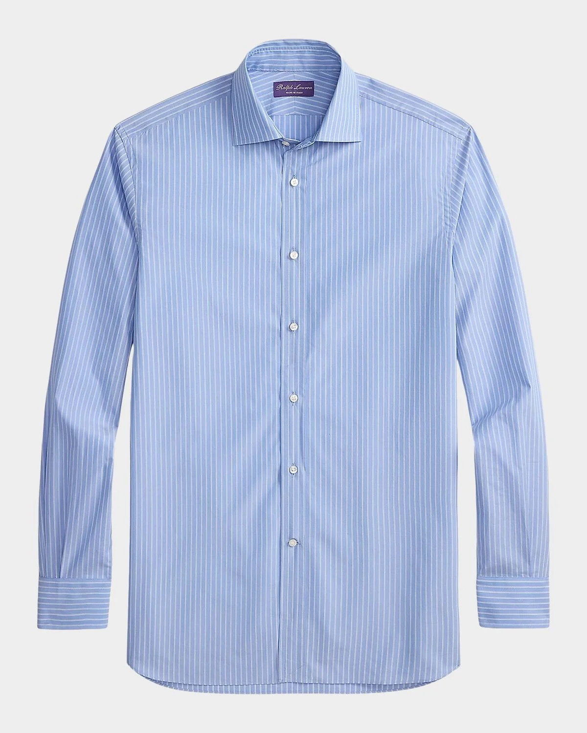 Men's Cotton Pinstripe Sport Shirt - 1
