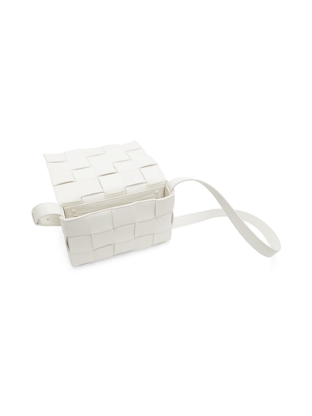White Cassette Crossbody Bag - 5