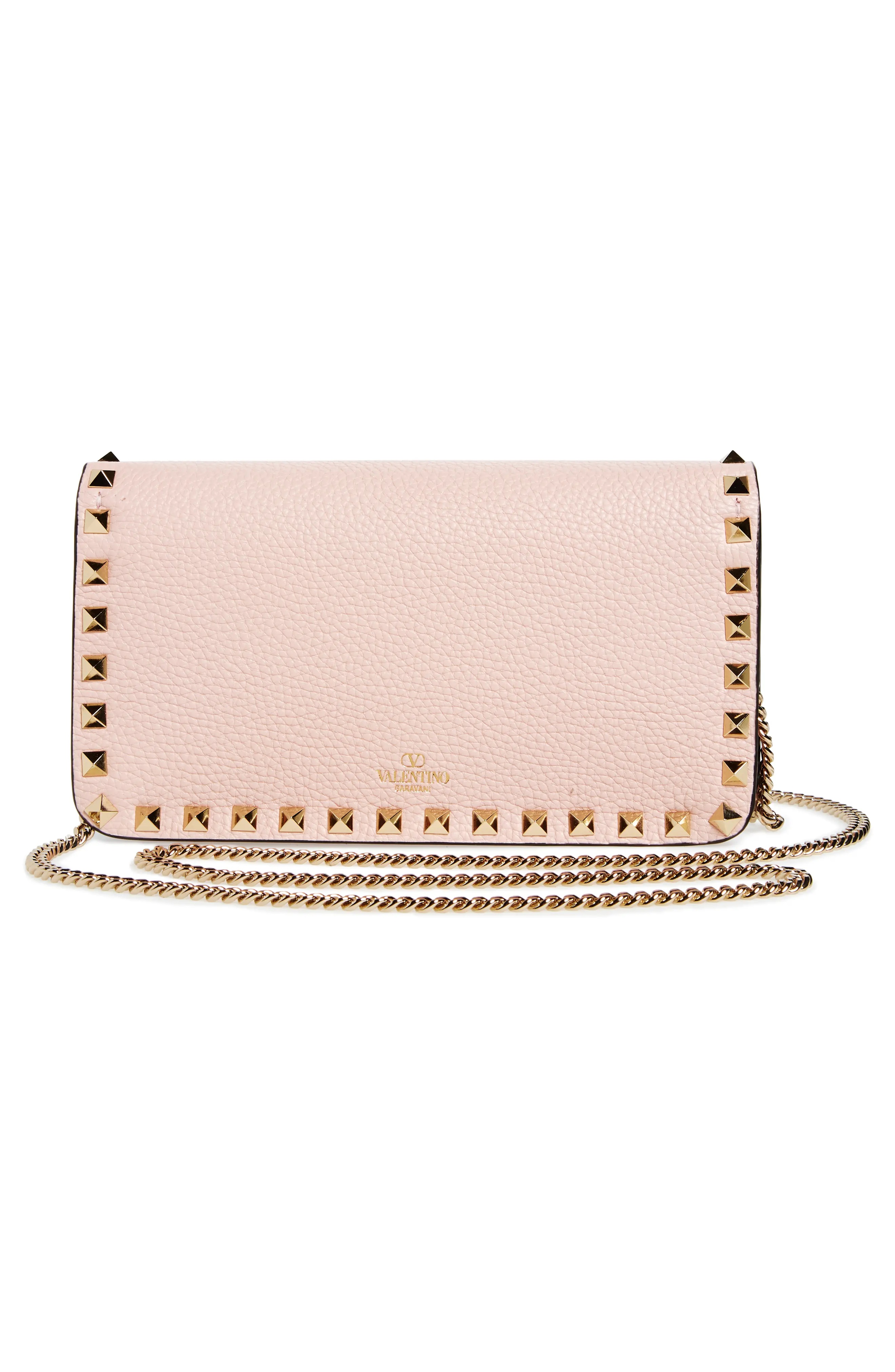 Rockstud Leather Wallet on a Chain - 4