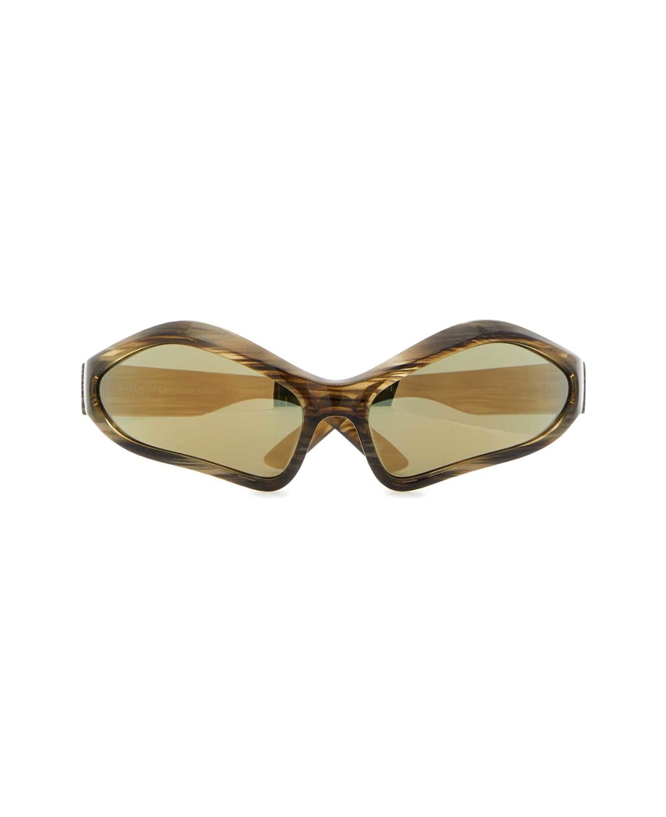 Multicolor Acetate Fennec Oval Sunglasses - 2