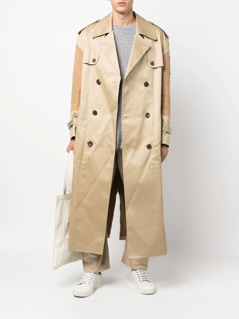 Junya Watanabe MAN x Carharrt panelled trench coat outlook