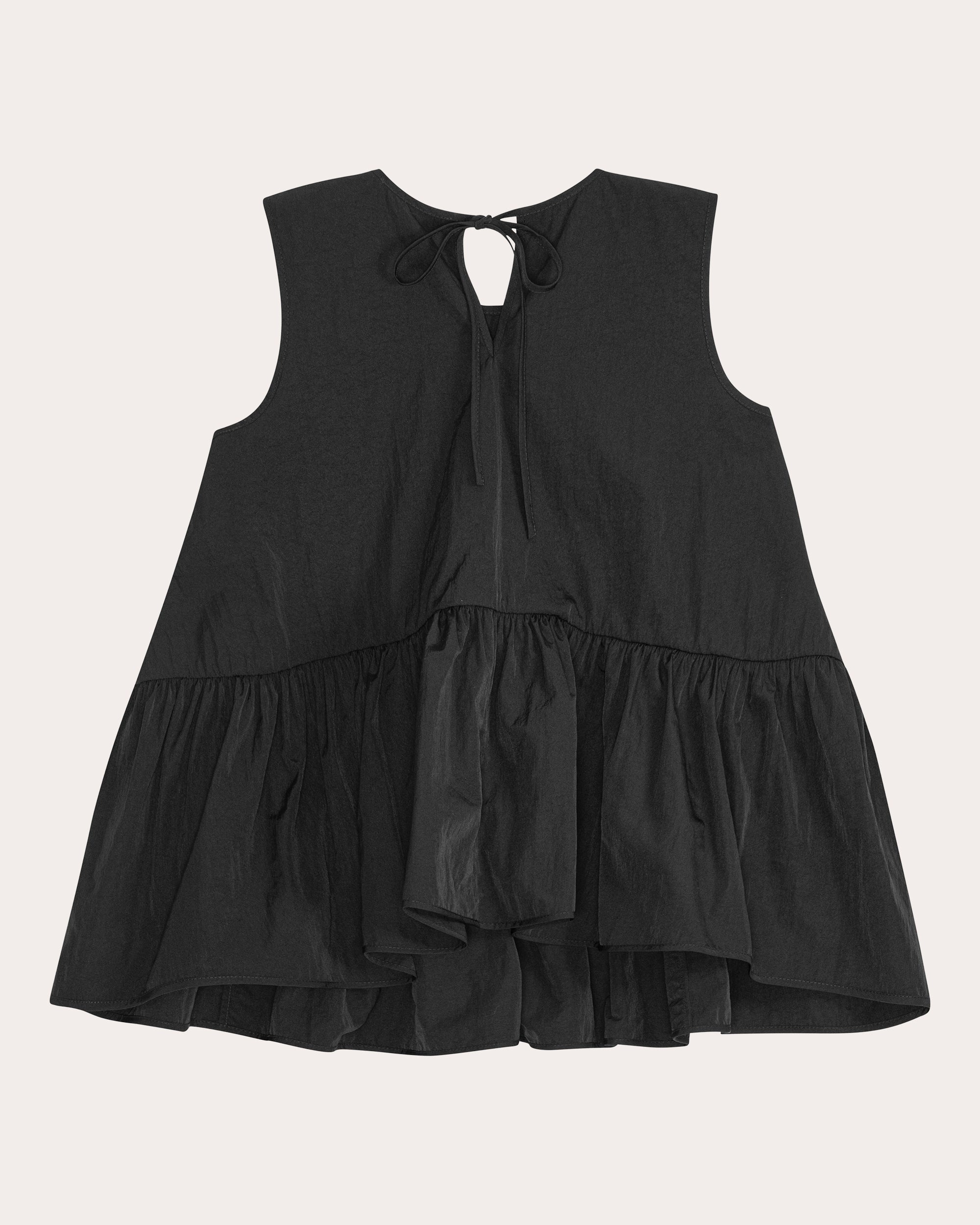 Asta Recycled Taffeta Peplum Top - 6