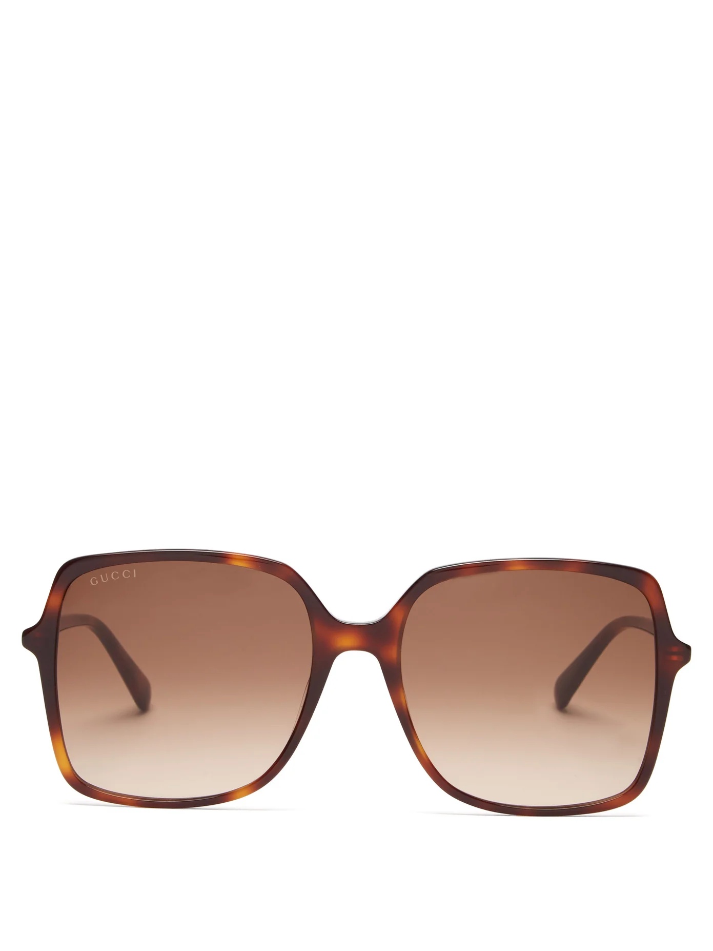 GG oversized tortoiseshell acetate sunglasses - 1