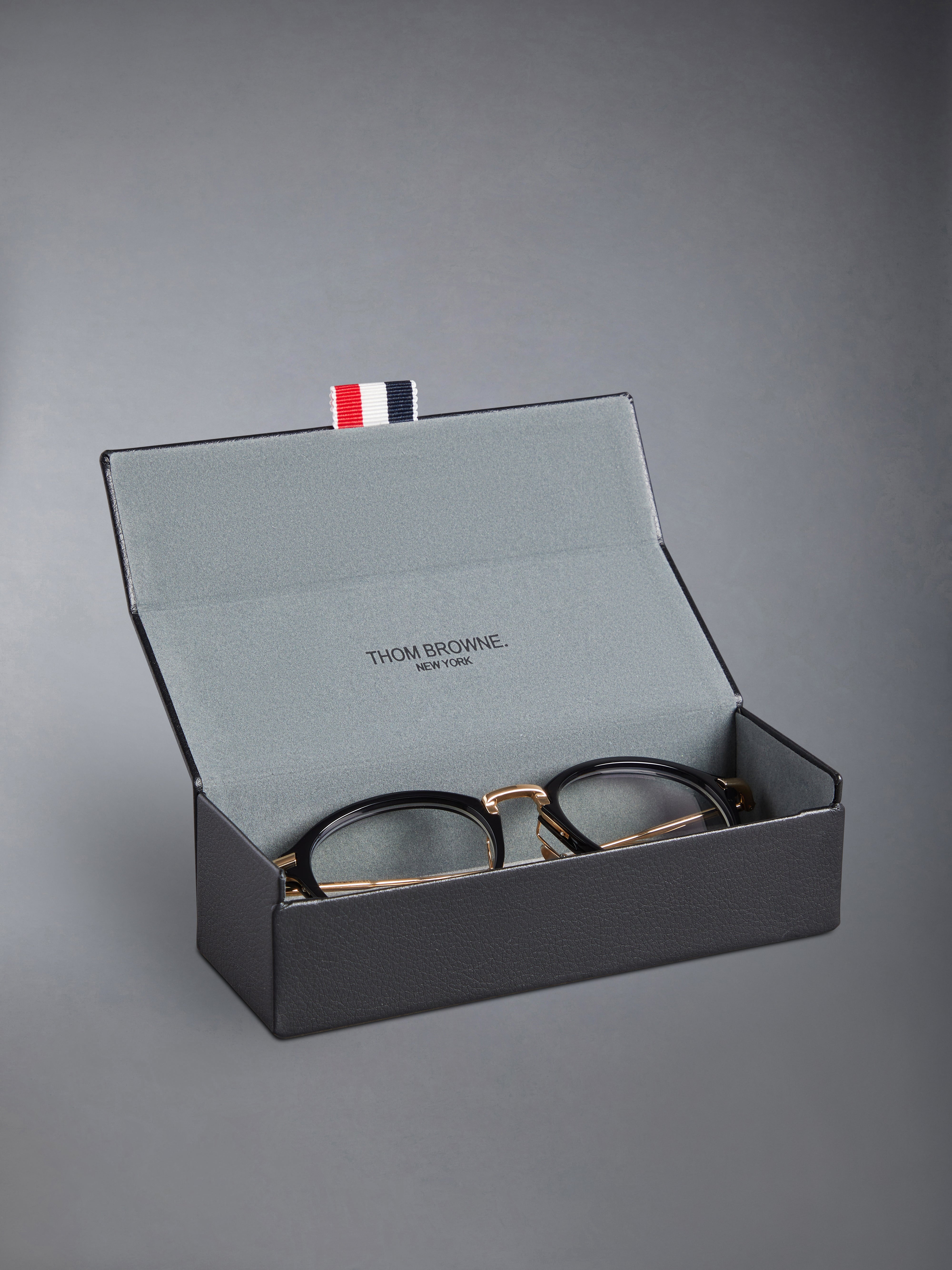 ROUND EYEGLASSES IN ACETATE AND TITANIUM - 6