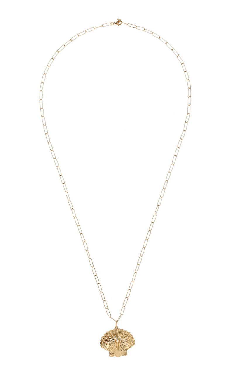 Large Venus 14K Yellow Gold Necklace gold - 1