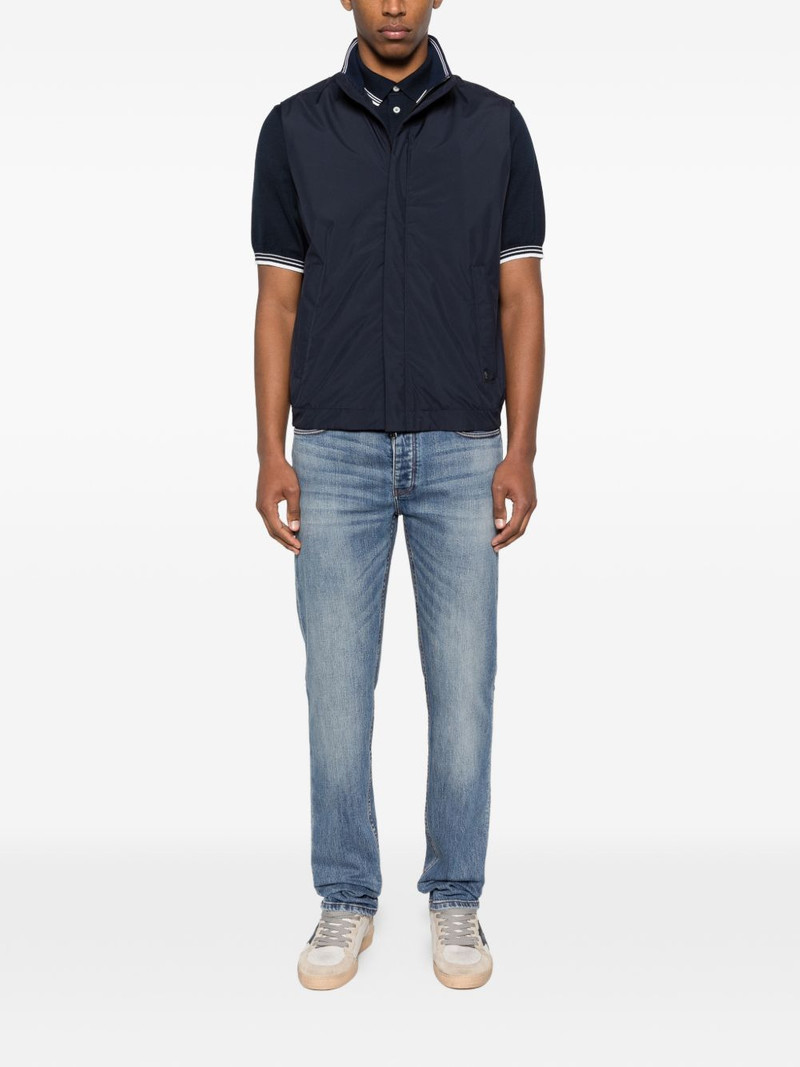 Paul & Shark striped-trim polo shirt outlook