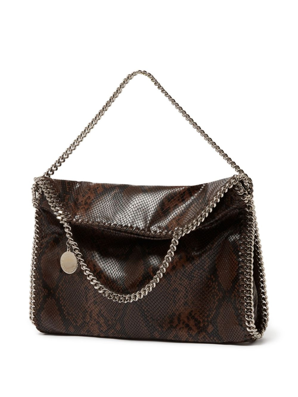 Falabella Fold-Over snakeskin-effect tote bag - 3