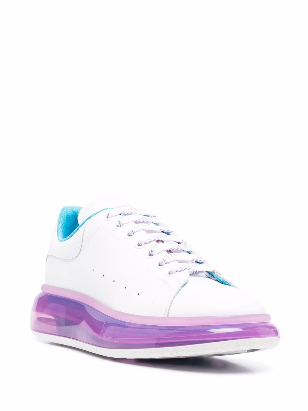 oversize-sole lace-up sneakers - 2