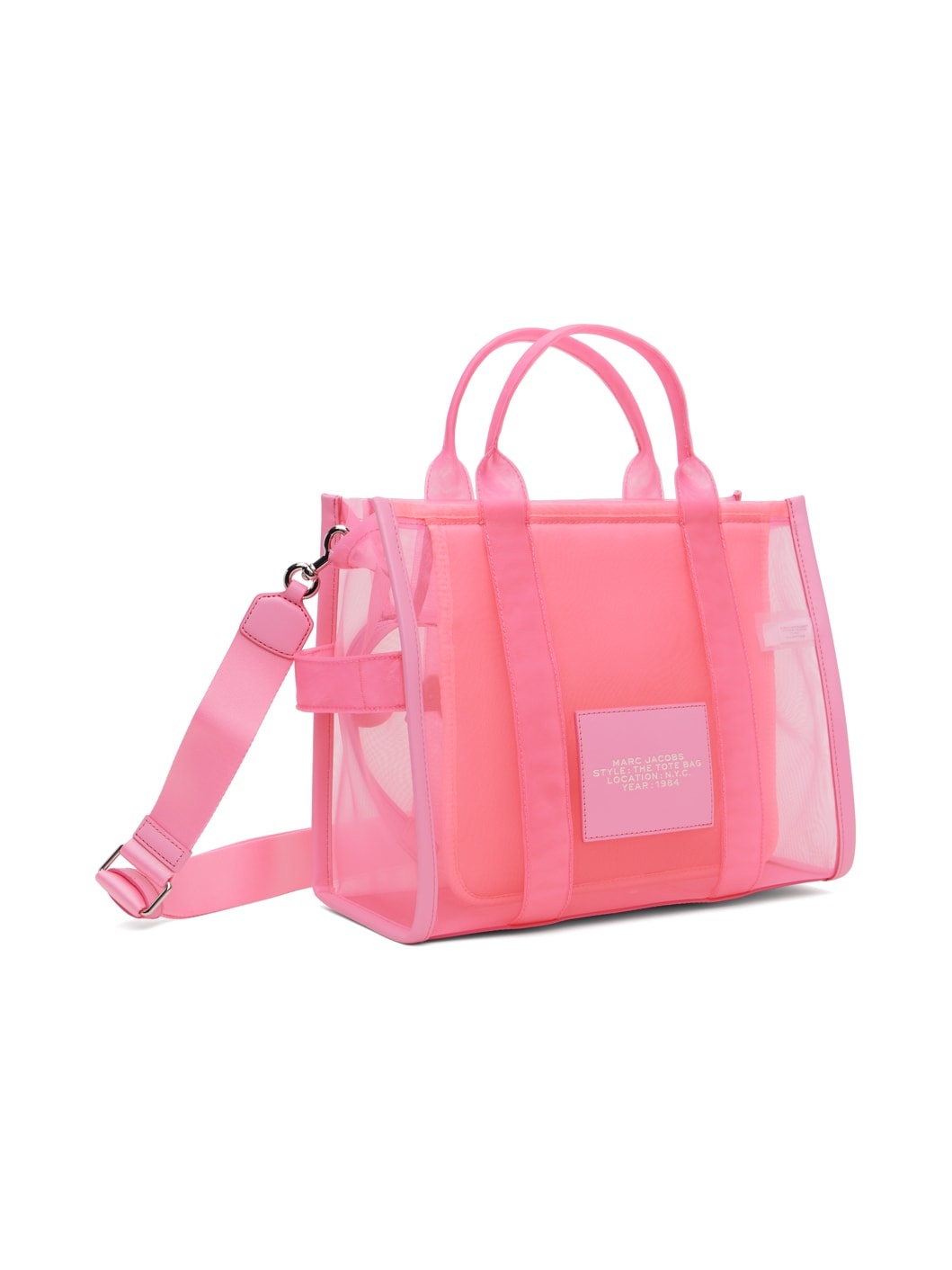 Pink 'The Mesh Medium' Tote - 3