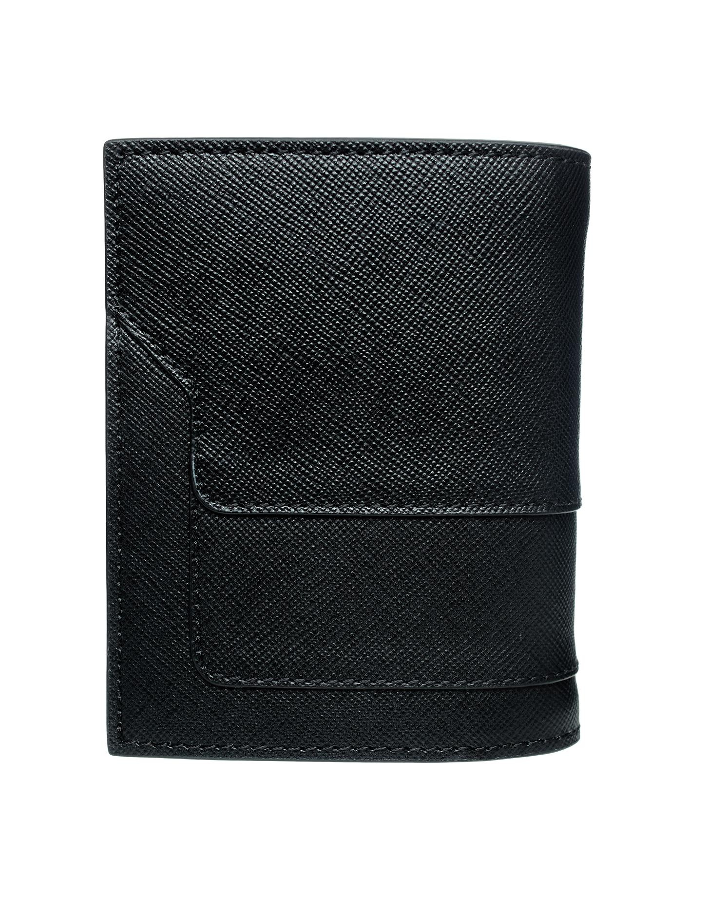 BLACK LEATHER WALLET - 2