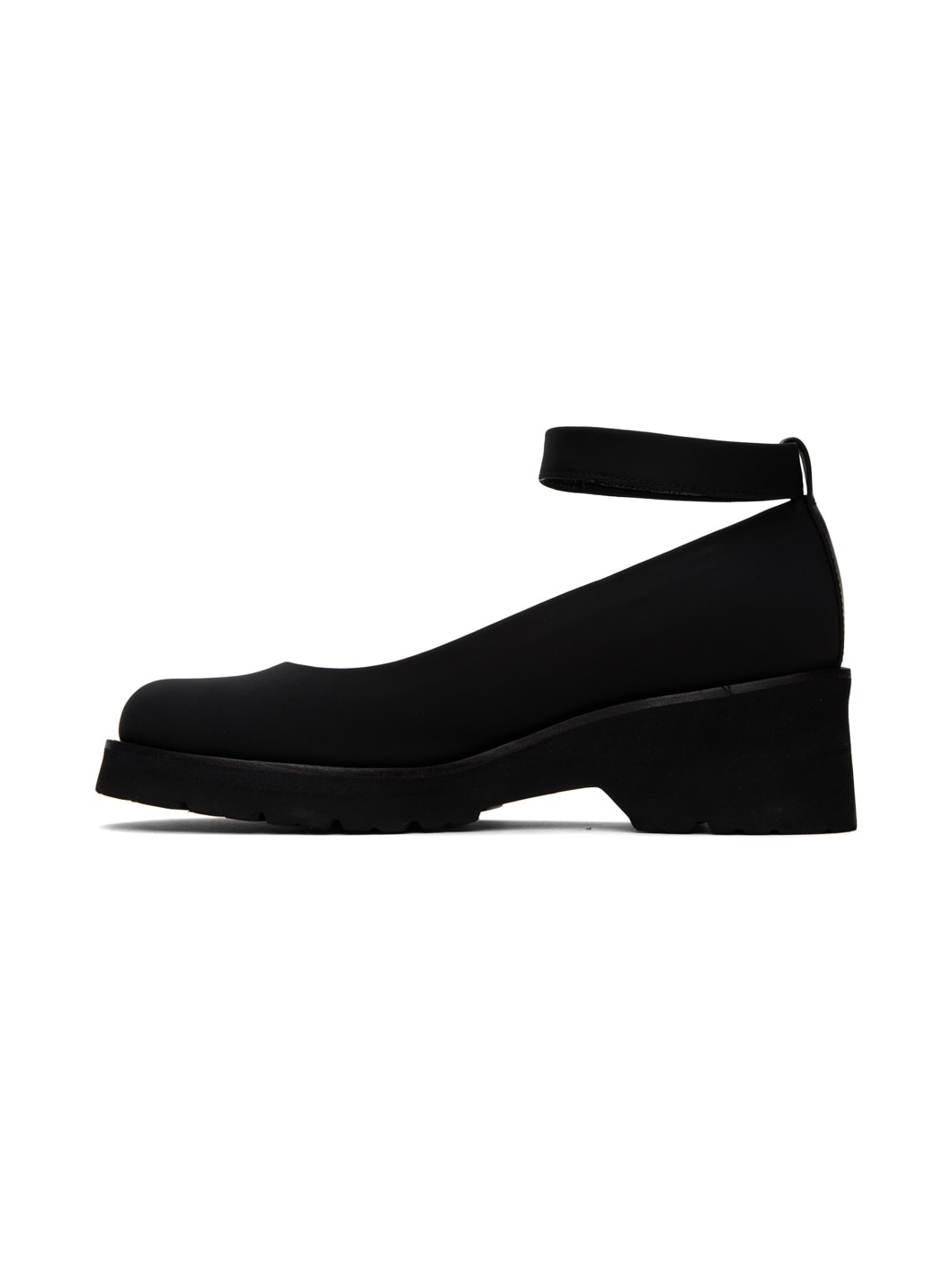 Black Strap Loafers - 3