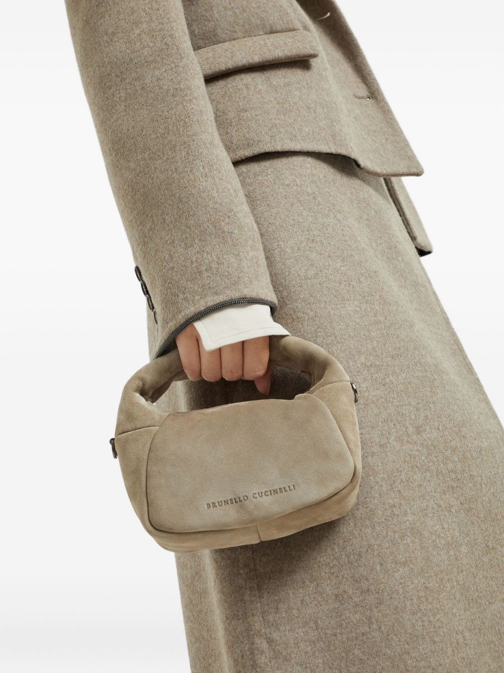 padded suede mini bag - 2