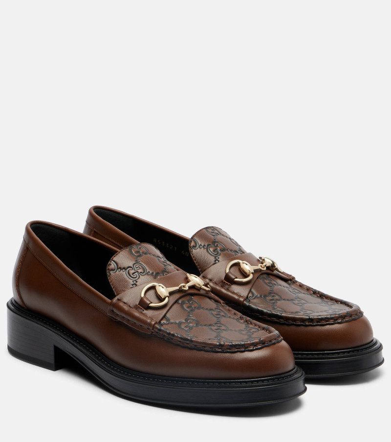 Horsebit leather loafers 1