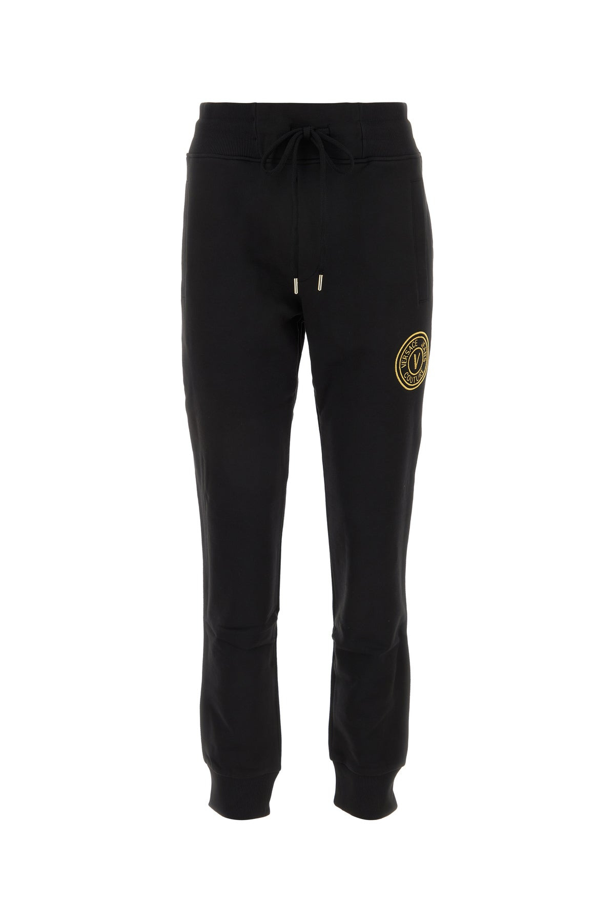 Black cotton joggers - 1