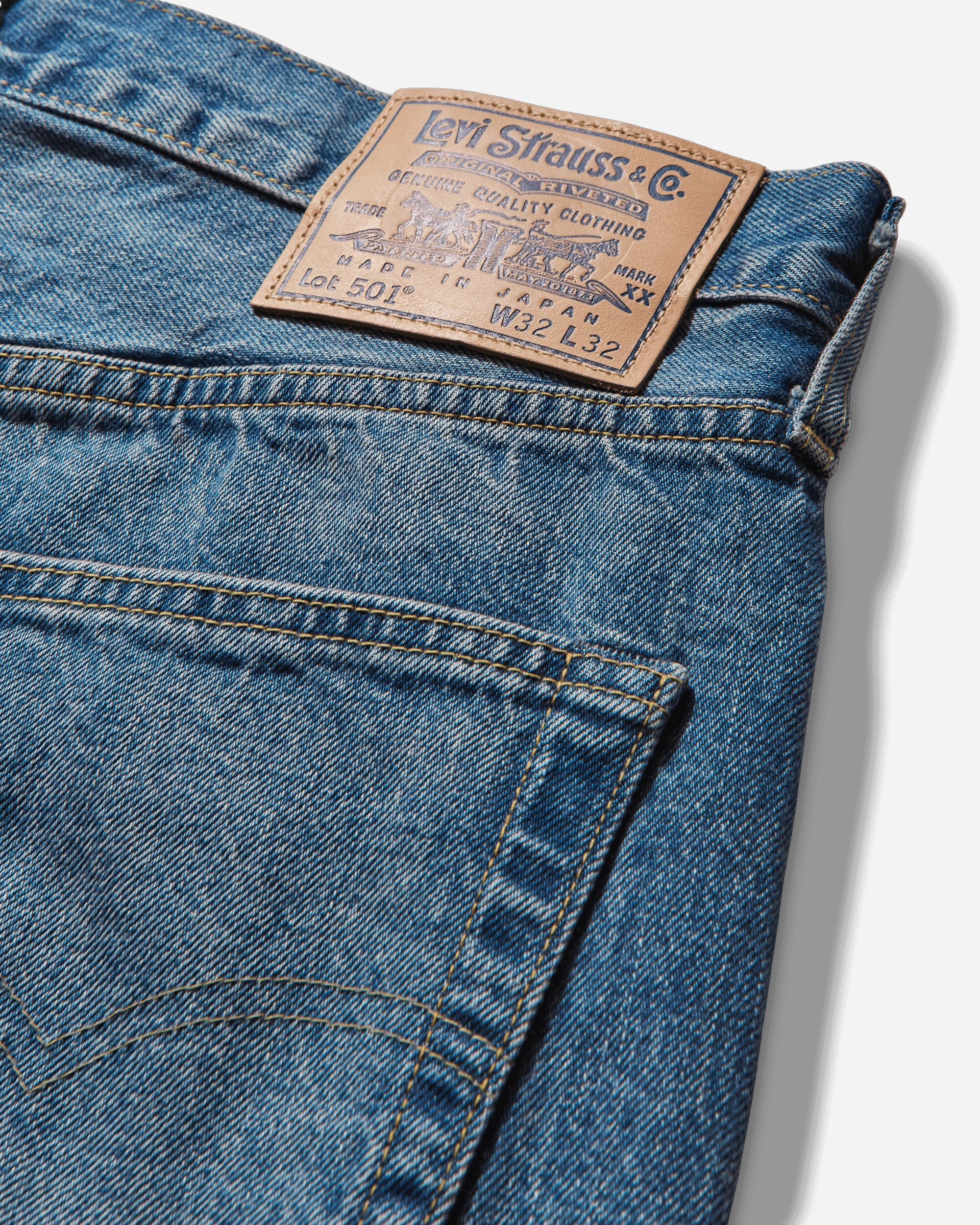 Men's Blue Tab 1980s 501 Jeans Blue - 3