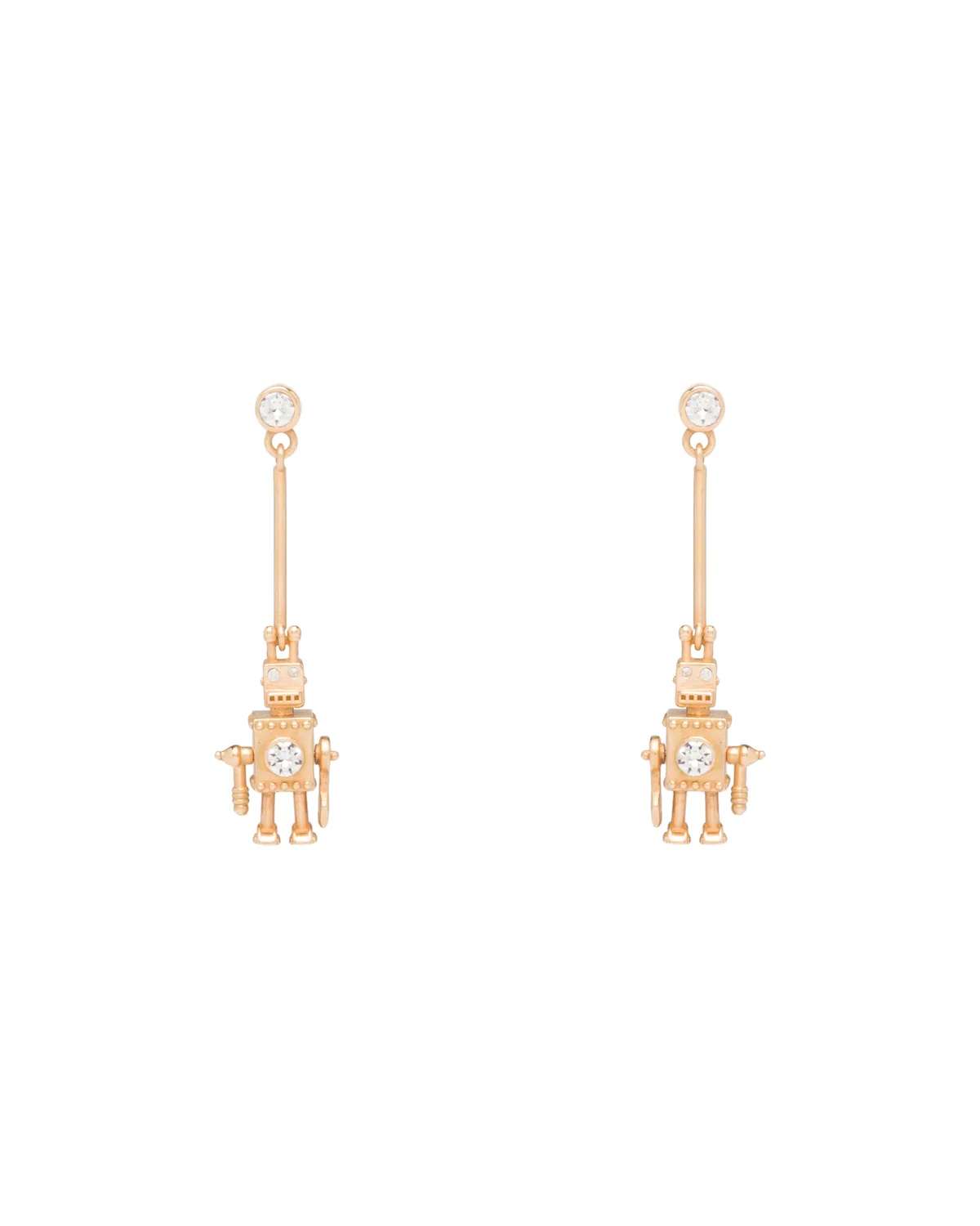 Prada Fine Jewellery gold and diamond earrings - 3