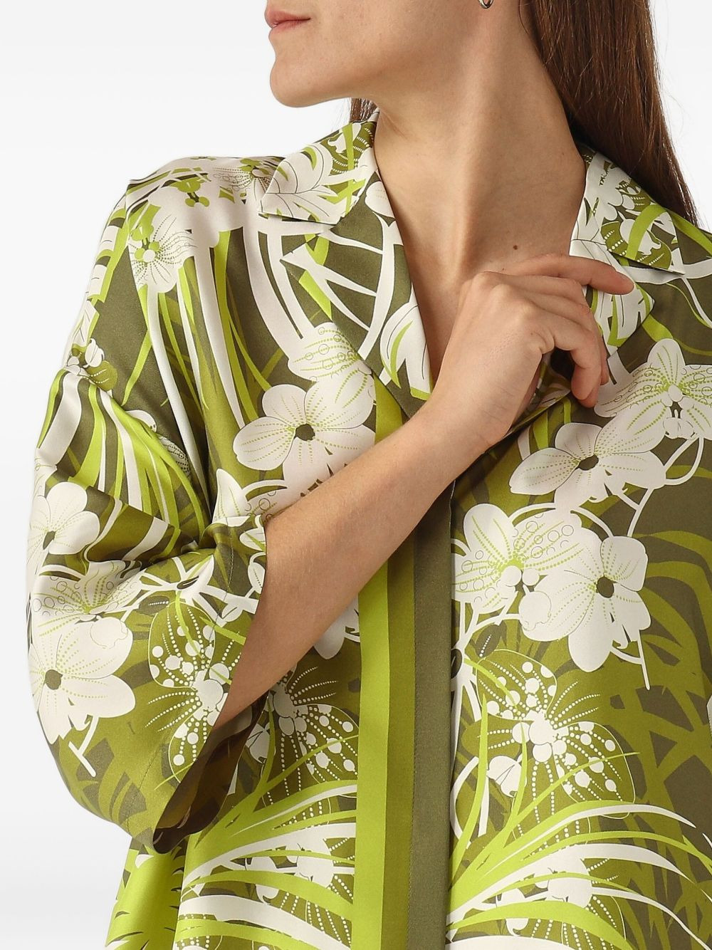 floral-print shirt - 4