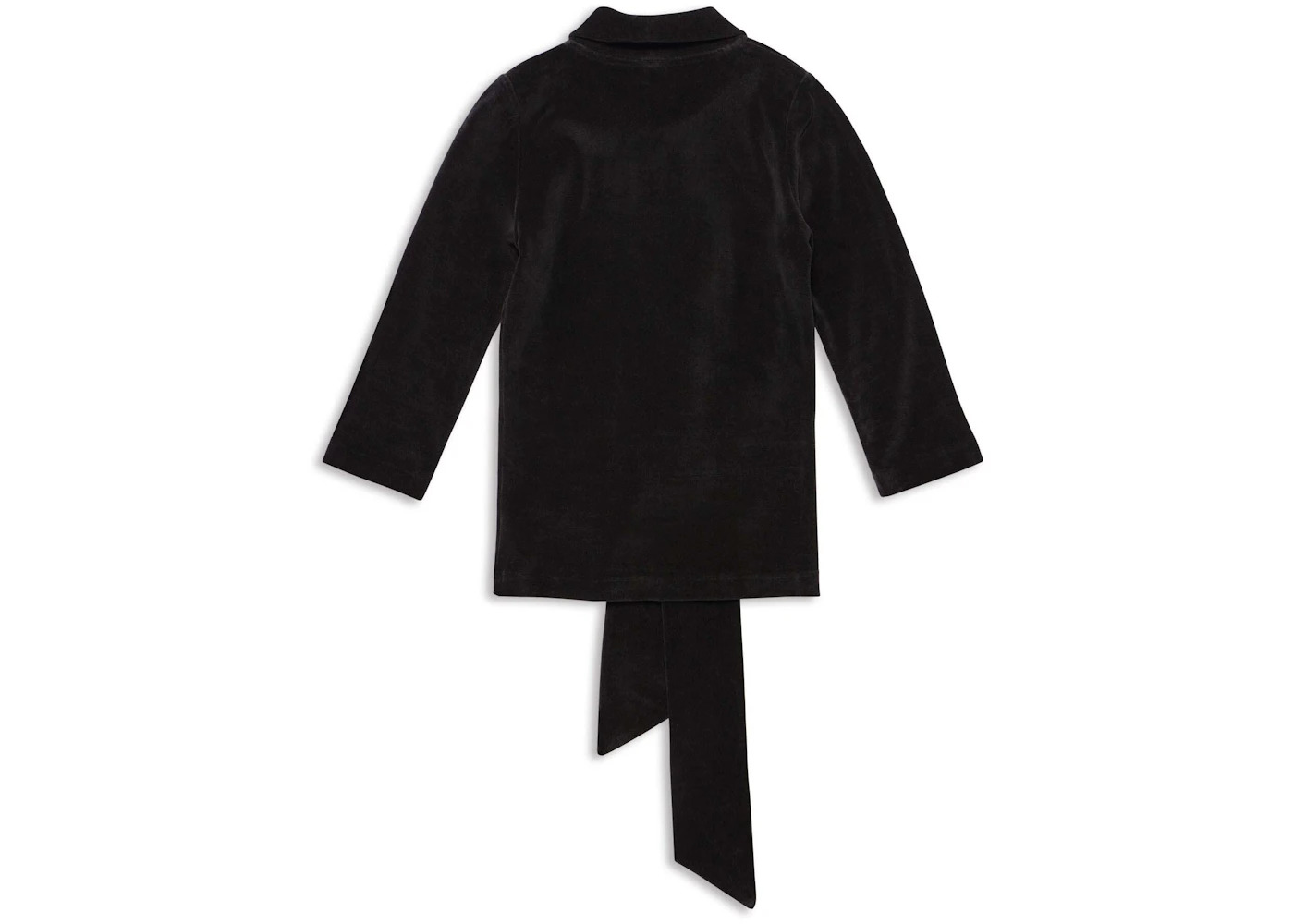 Balenciaga Women'S Scarf Fitted Turtleneck in Black Black - 2