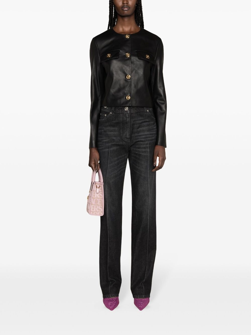 Medusa leather jacket - 2