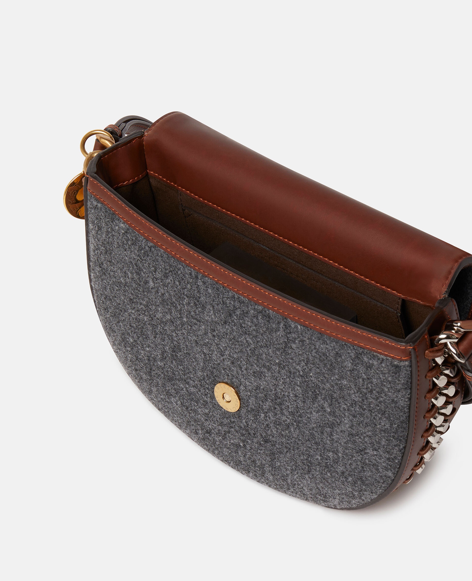 Frayme Felt Medium Flap Shoulder Bag - 5