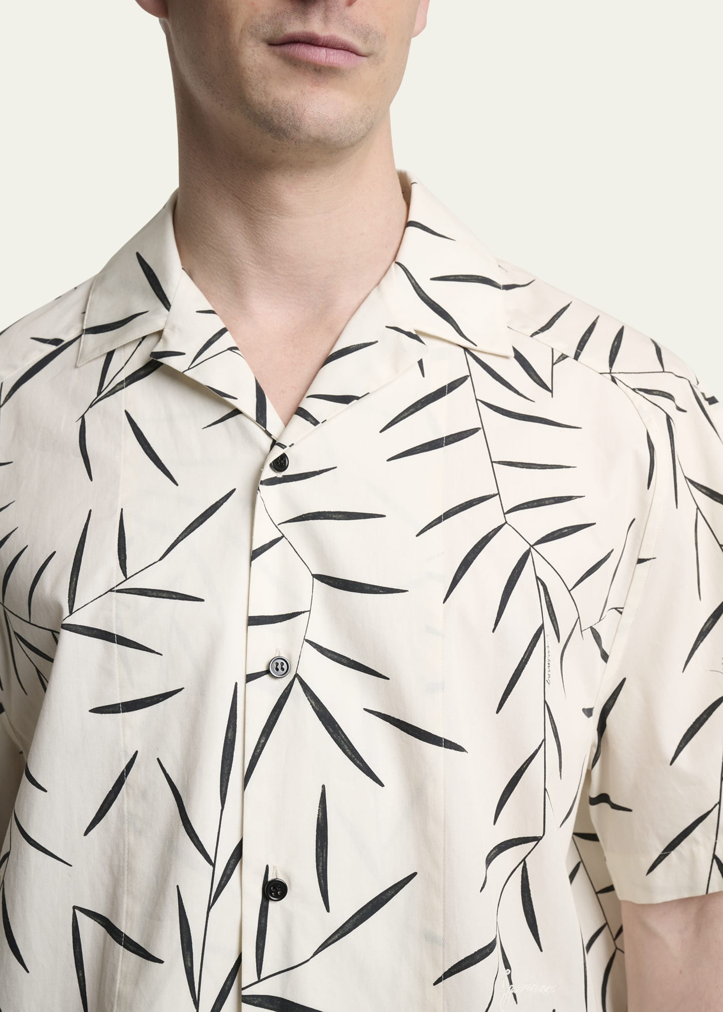 Men's Fonccio Cotton Camp Shirt - 5