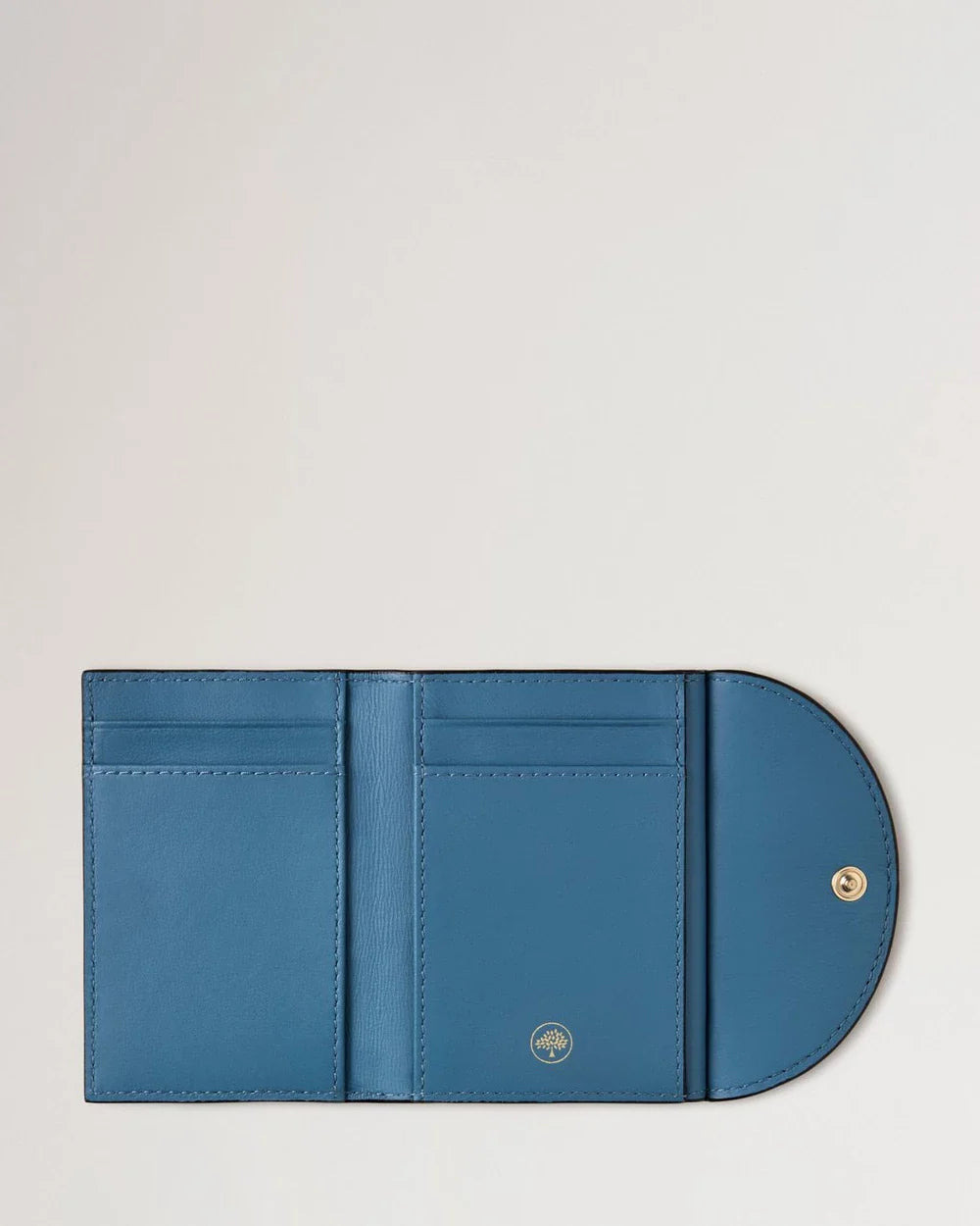 Compact Bifold Card Wallet Brighton Blue & Night Sky Micro Classic Grain - 2