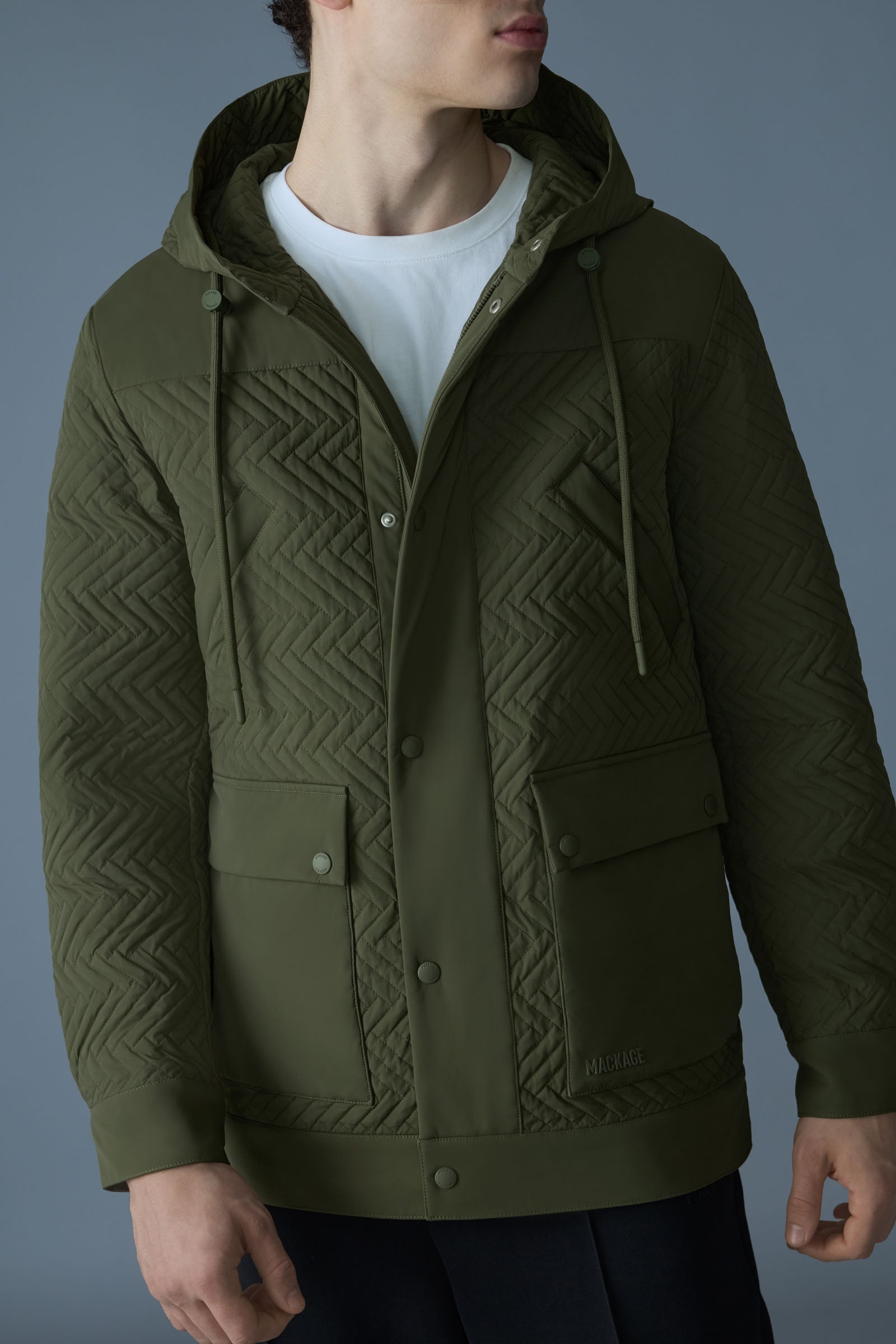 THIAGO Quilted Down Hooded Jacket - 5