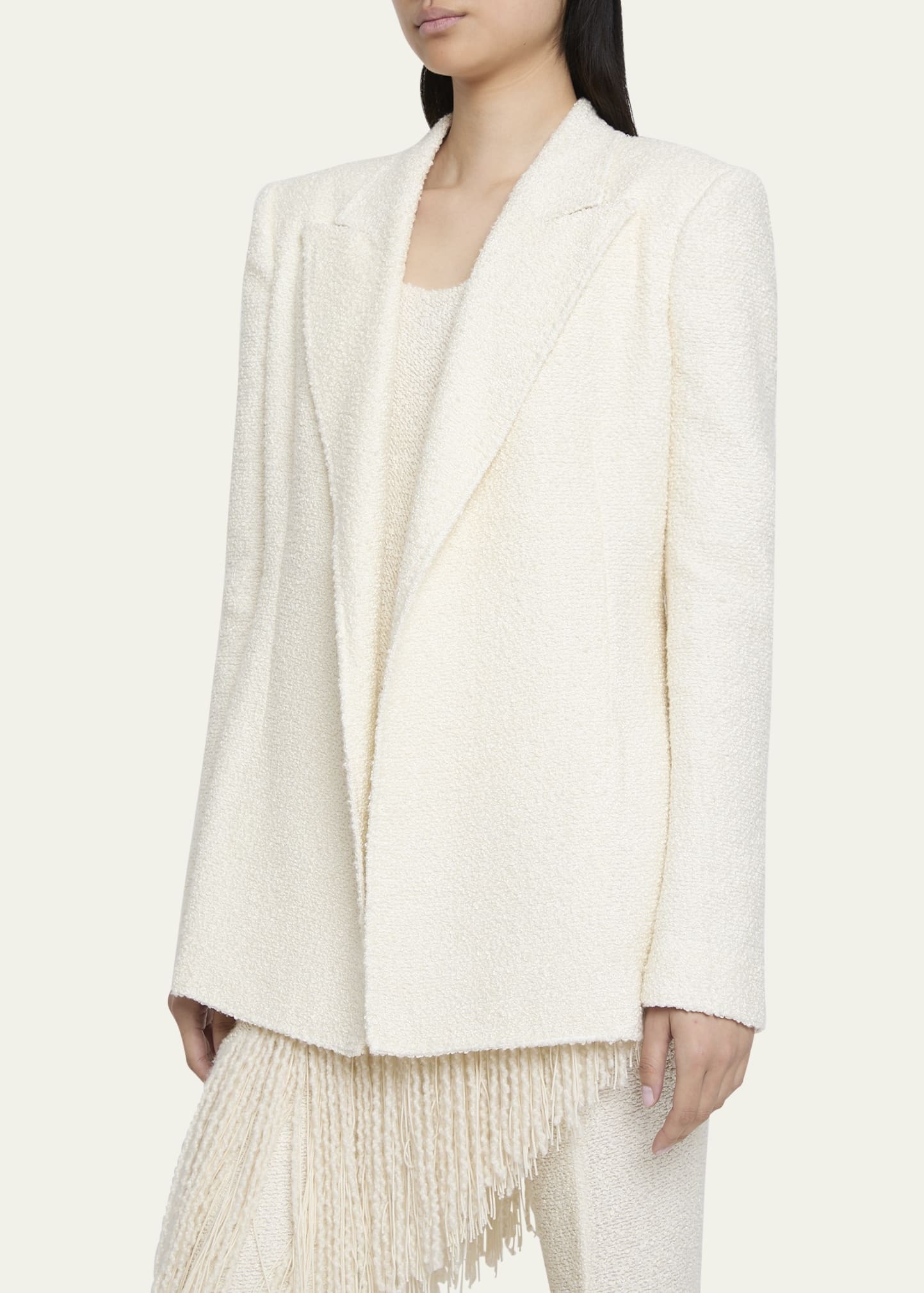 Mairi Silk Boucle Blazer - 4