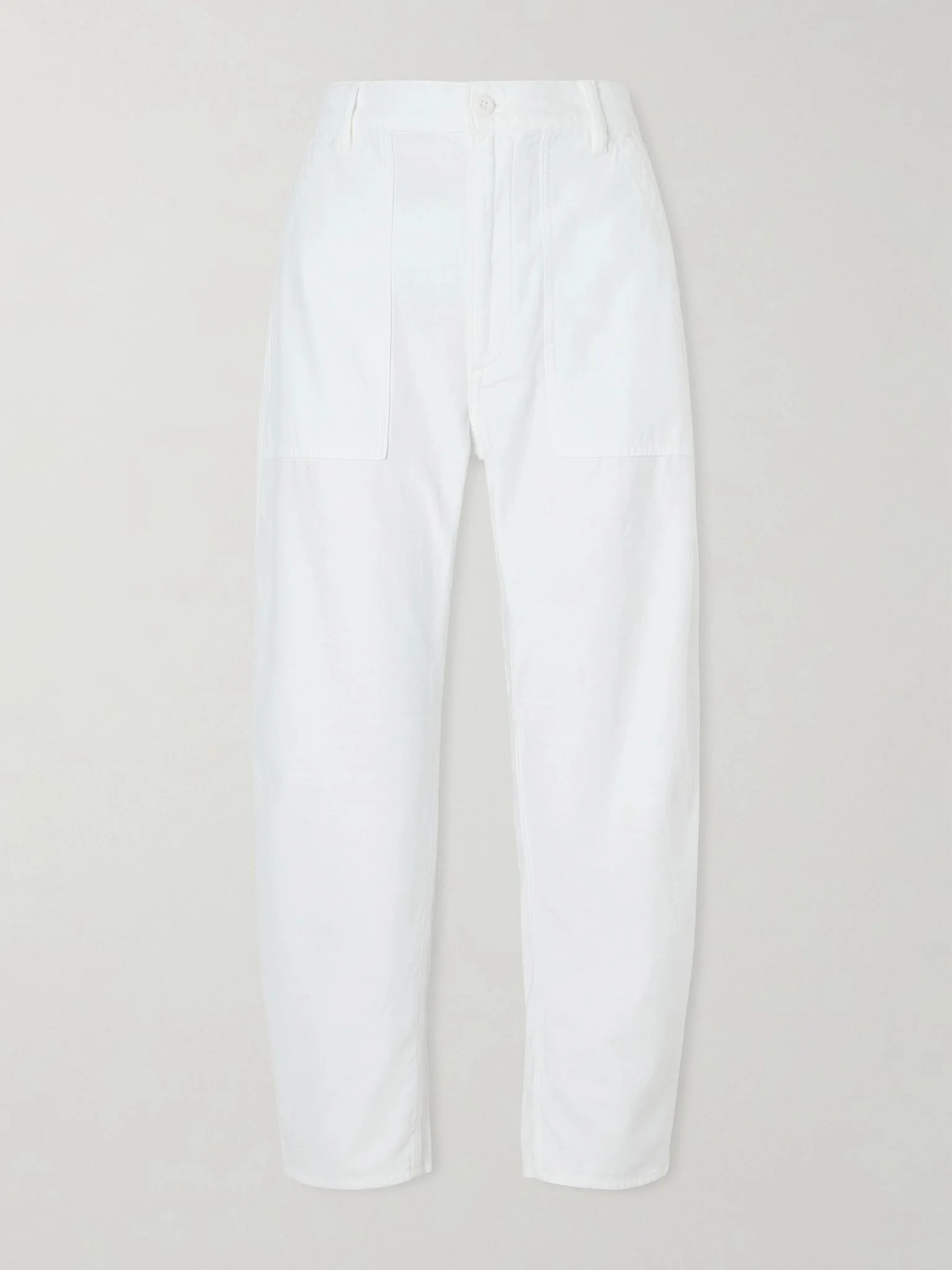 Ricky cotton tapered pants White - 1