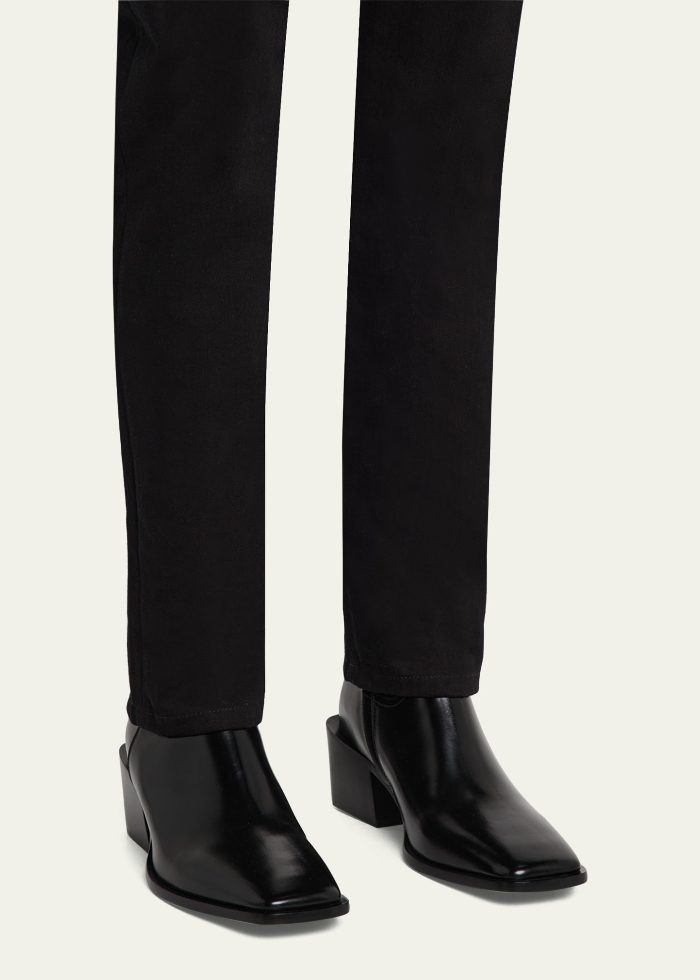 Men's Angelo Leather Zip Ankle Boots - 2