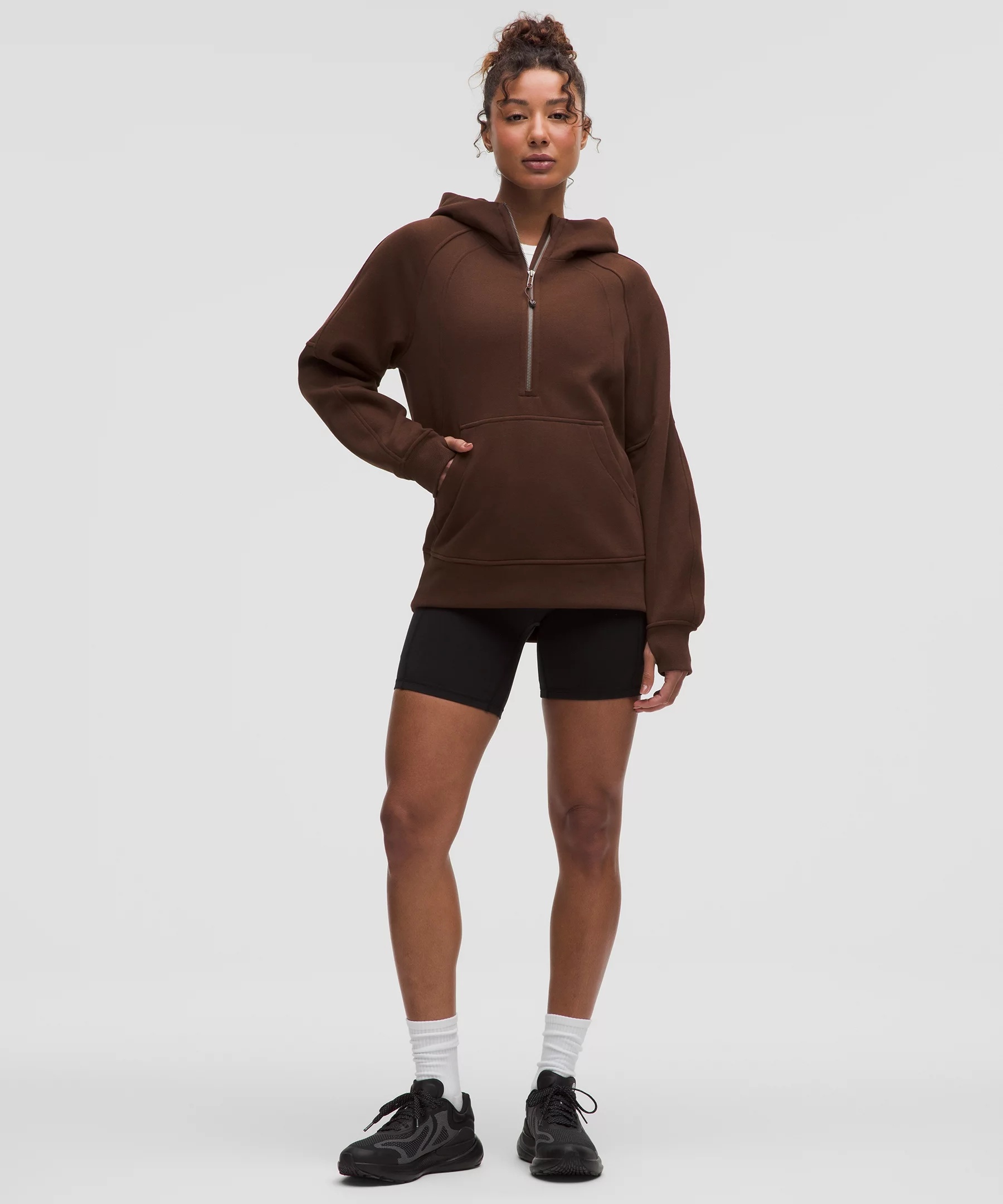 Scuba Oversized Half-Zip Hoodie *Long - 2