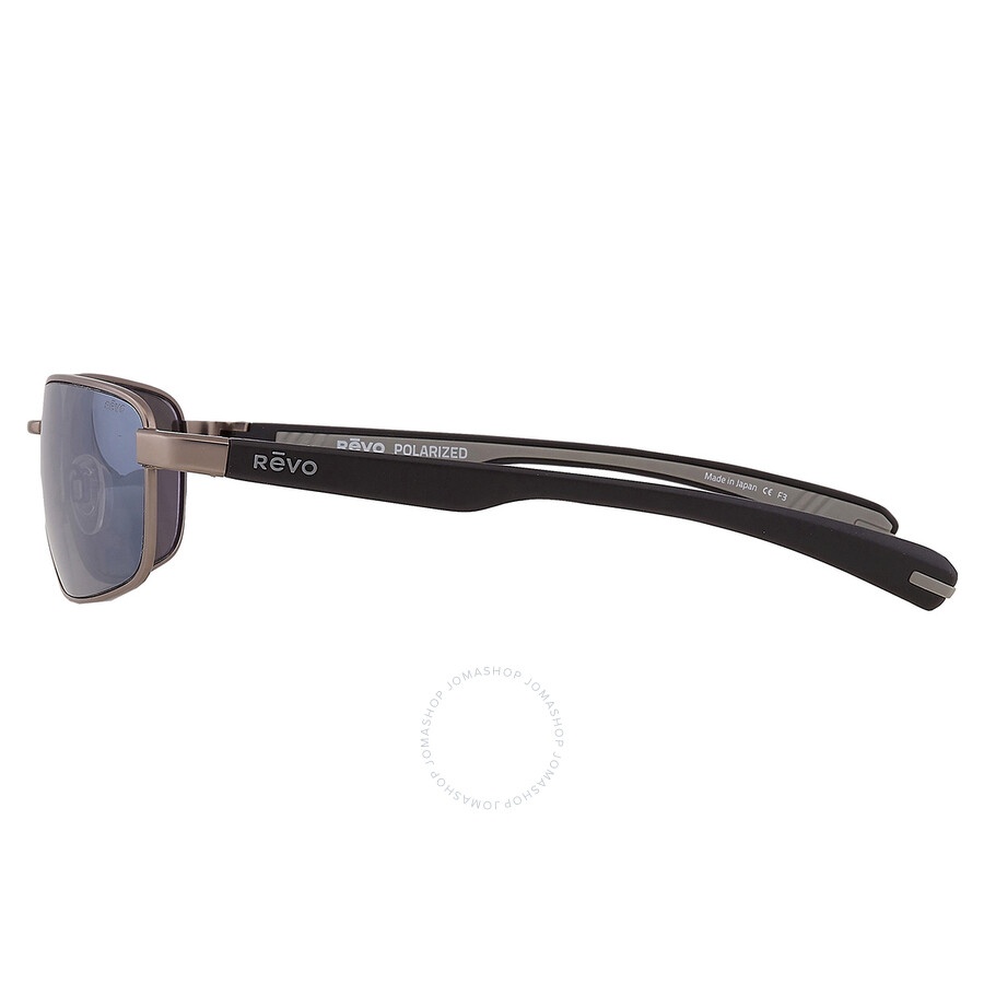 Revo - Revo Shotshell Graohite Polarized Rectangular Men's Sunglasses RE 1017 00 GY 60 - 5
