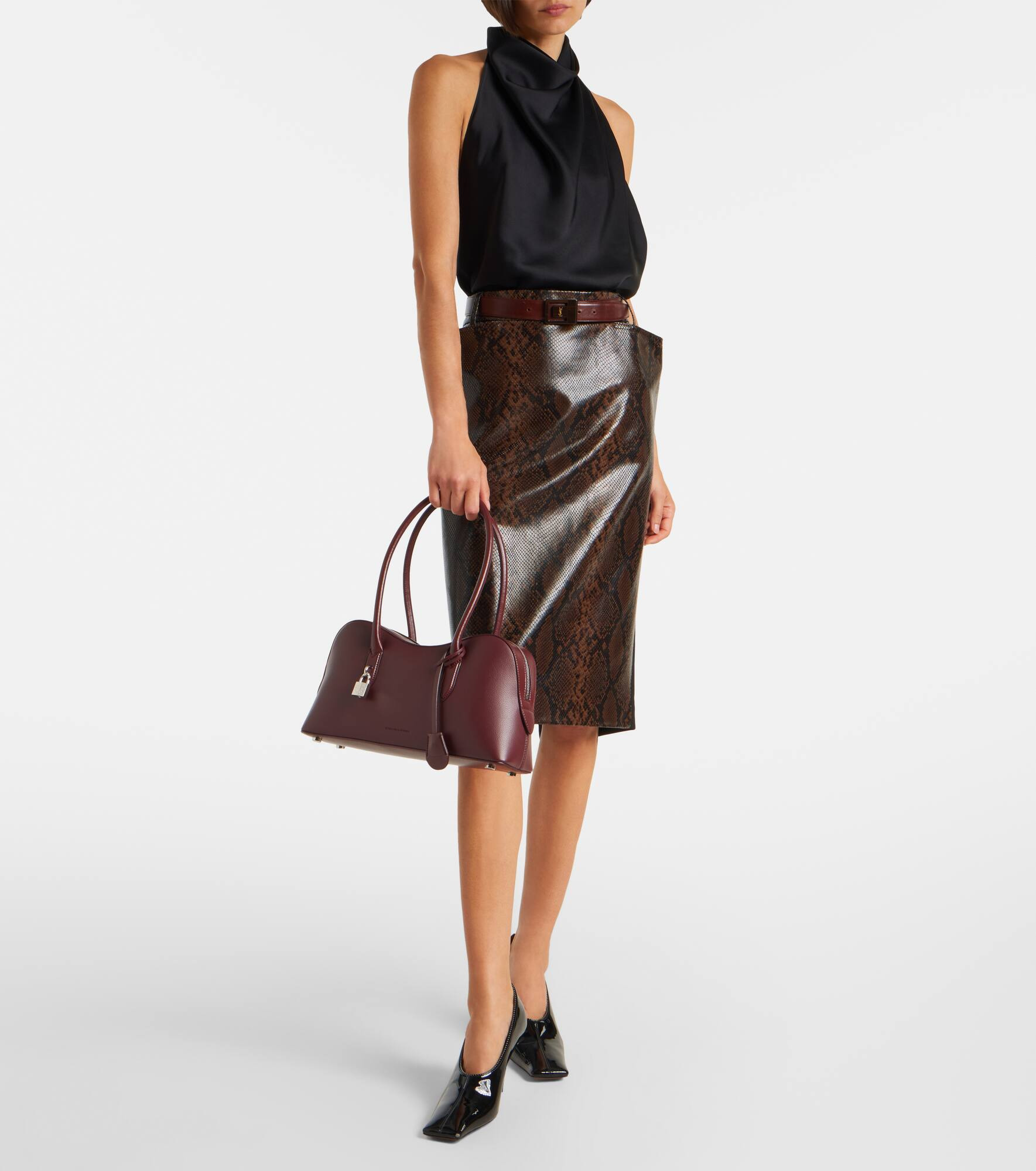 Ryder Medium faux leather shoulder bag - 5