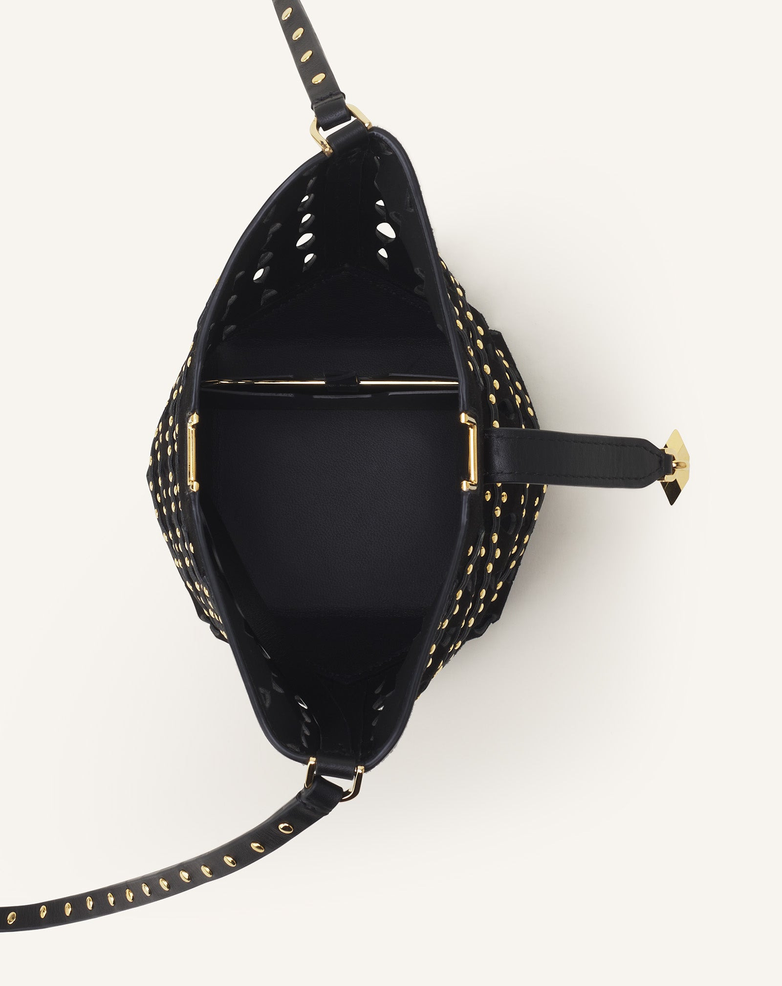 CATCH NANO BY LANVIN BUCKET BAG IN SUEDE - 4