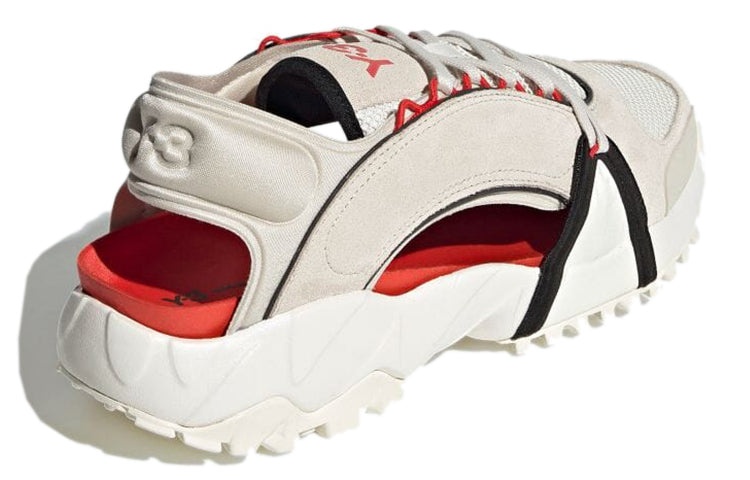 adidas Y-3 Notoma Sandal Light Brown Sandal 'Brown Pinkred Black' FZ4509 - 4