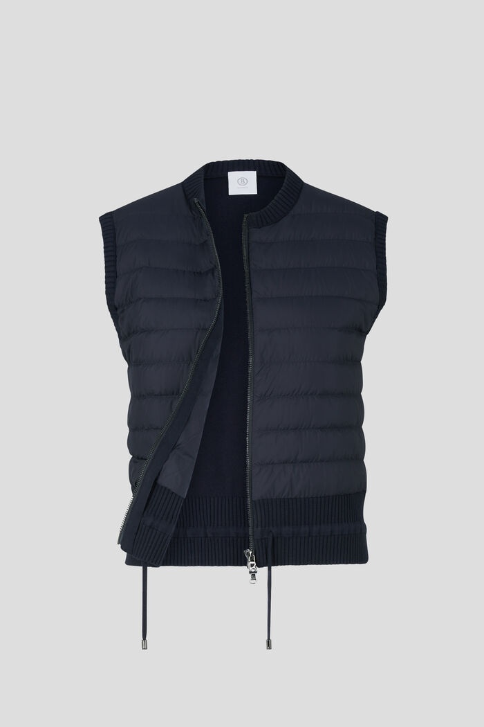 Allisa Down knitted waistcoat in Navy blue - 2