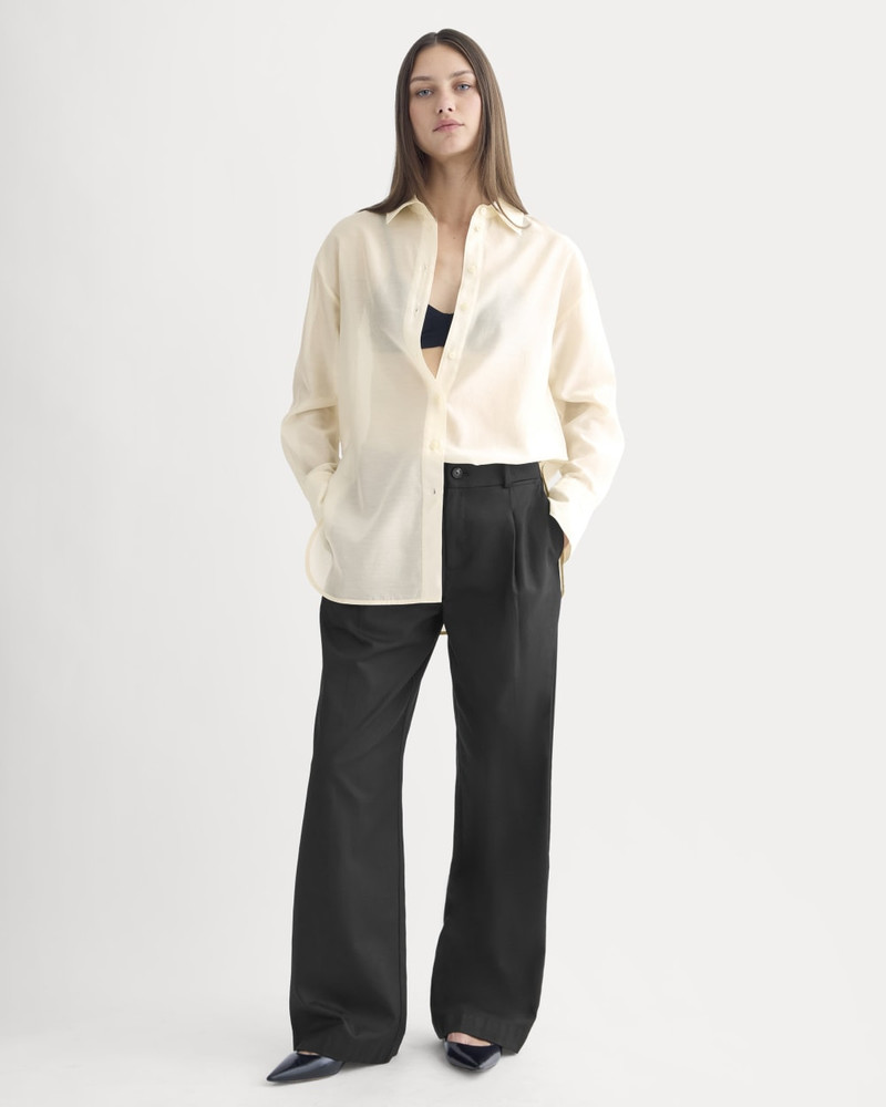 OVERSIZED SHIRT IN COTTON-SILK ORGANZA 3